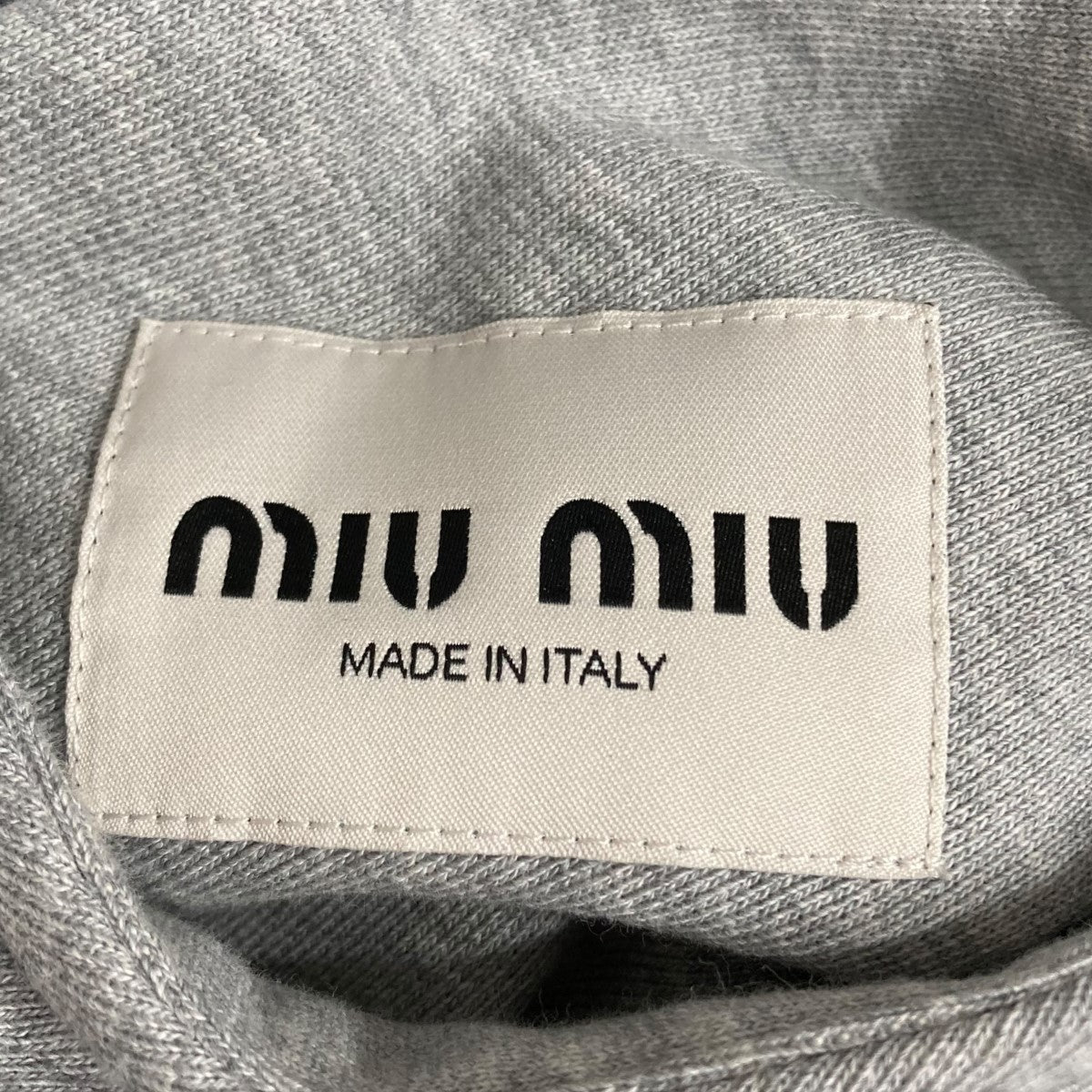 MIU MIU(ミュウミュウ) リバーシブルジャージブルゾンジャケット