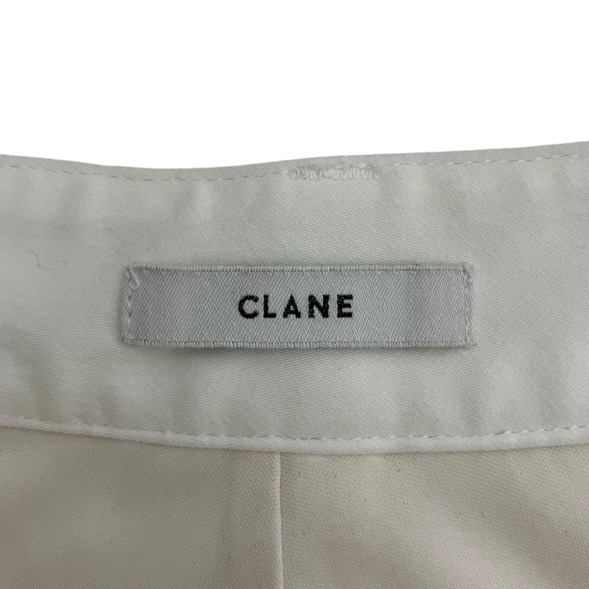 CLANE フィットフレアセンタープレスパンツ18110-7212 FIT FLARE CENTER PRESS PANTS 古着・中古-4枚目のアイテム画像