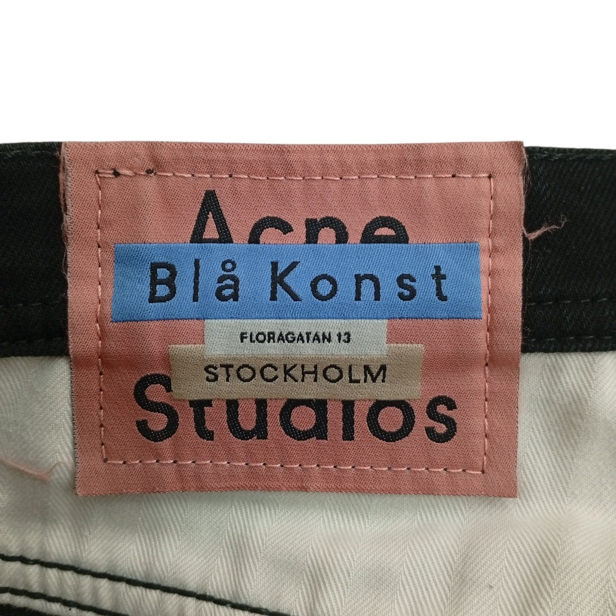 Acne Studios Bla Konst RIVER STAY BLACKデニムパンツ30O176-148 古着・中古-6枚目のアイテム画像