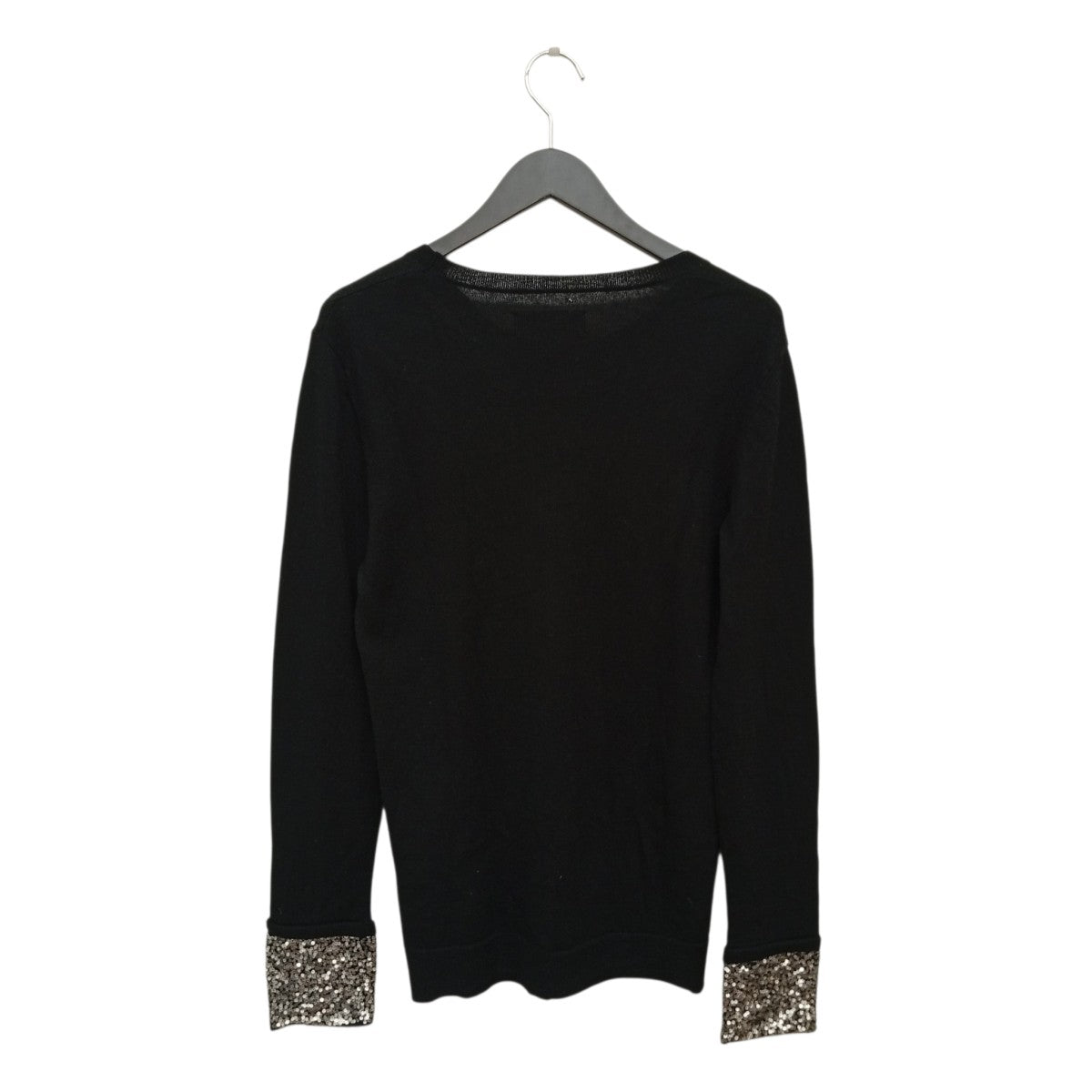 ZADIG＆VOLTAIRE スリーブスパンコールニットセーター 古着・中古-2枚目のアイテム画像