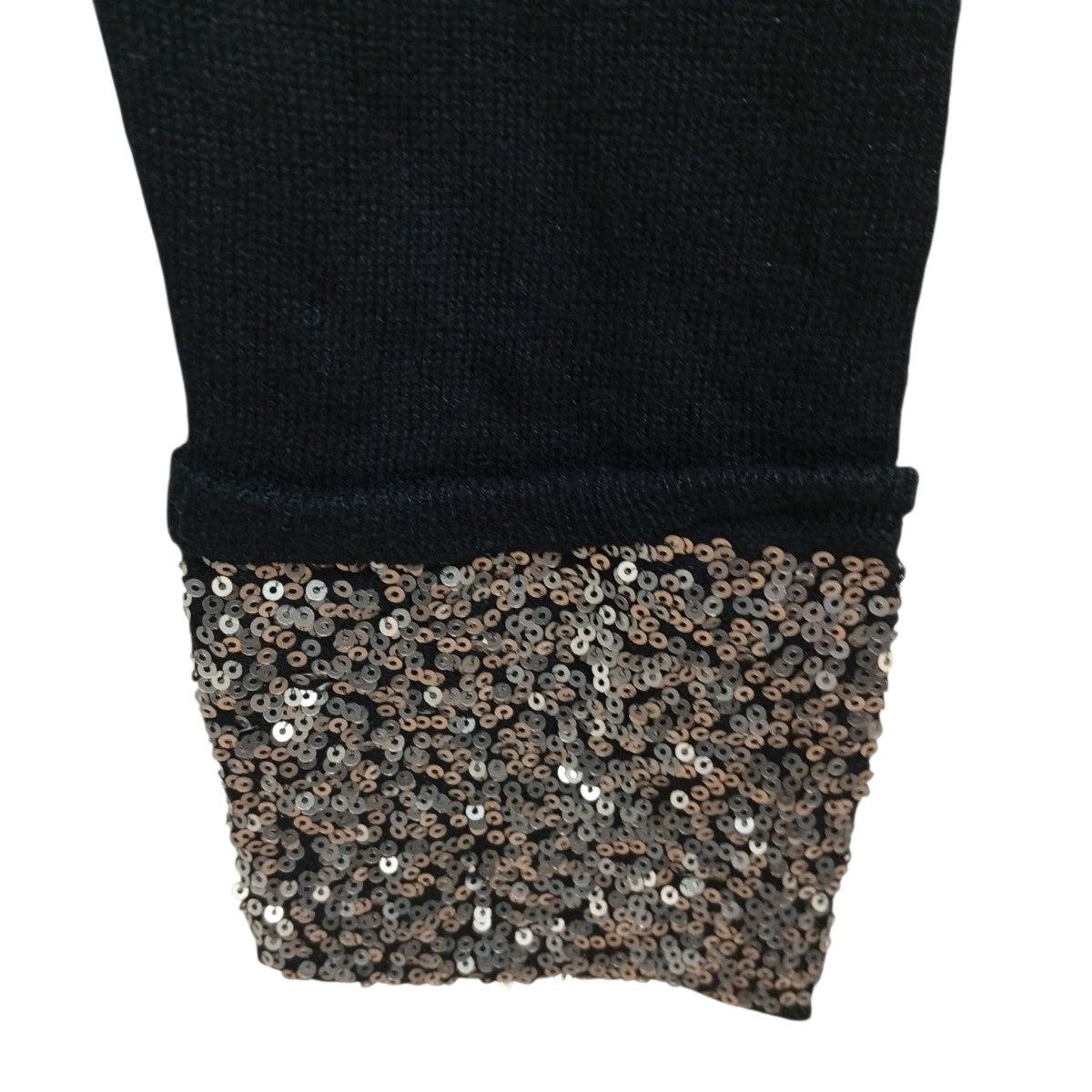 ZADIG＆VOLTAIRE スリーブスパンコールニットセーター 古着・中古-6枚目のアイテム画像