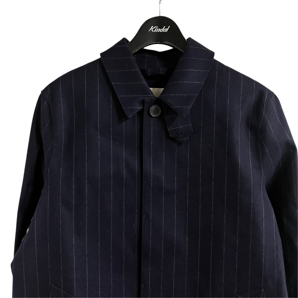 MACKINTOSH ラバライズドストライプコート 古着・中古-2枚目のアイテム画像