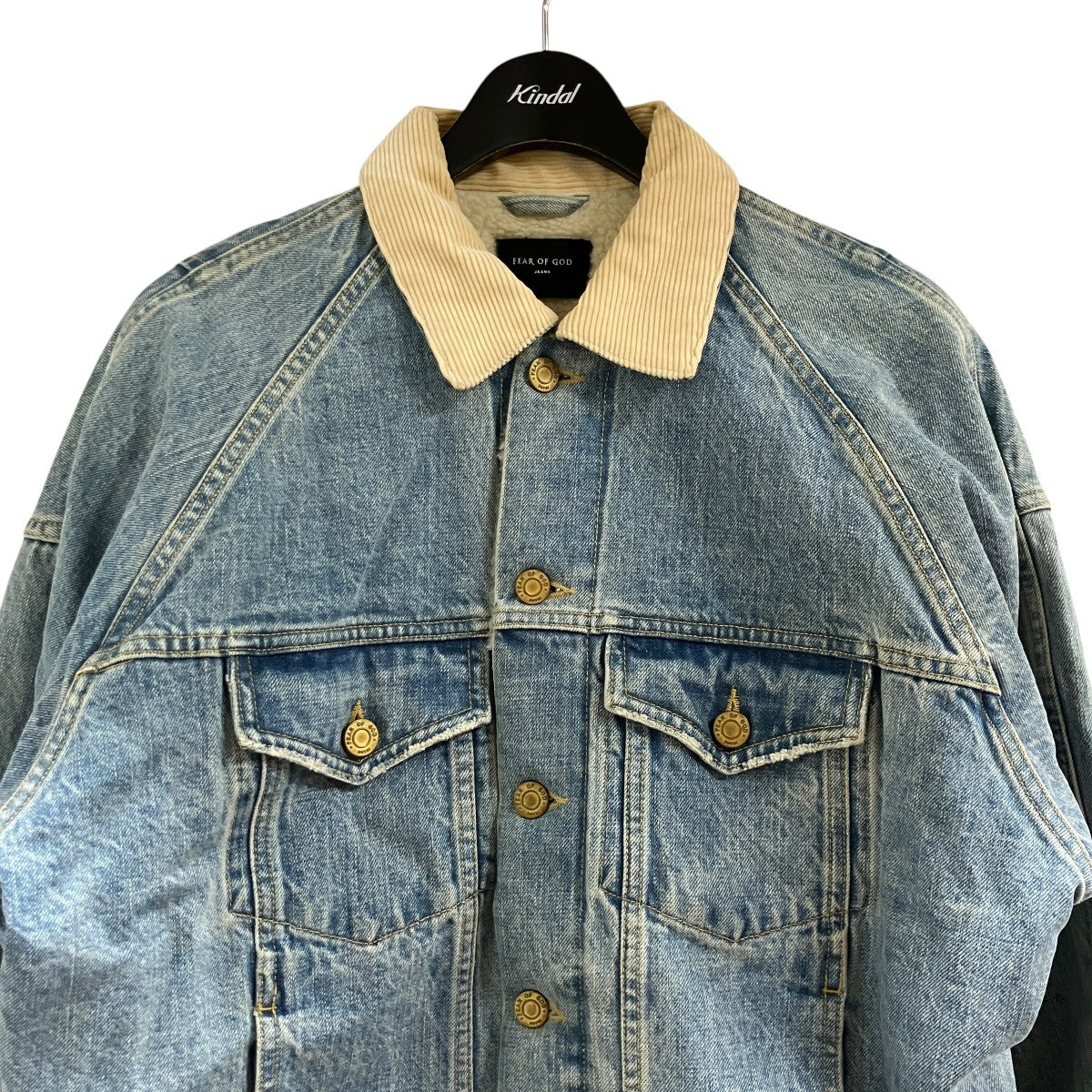 ダメージ加工デニムジャケット