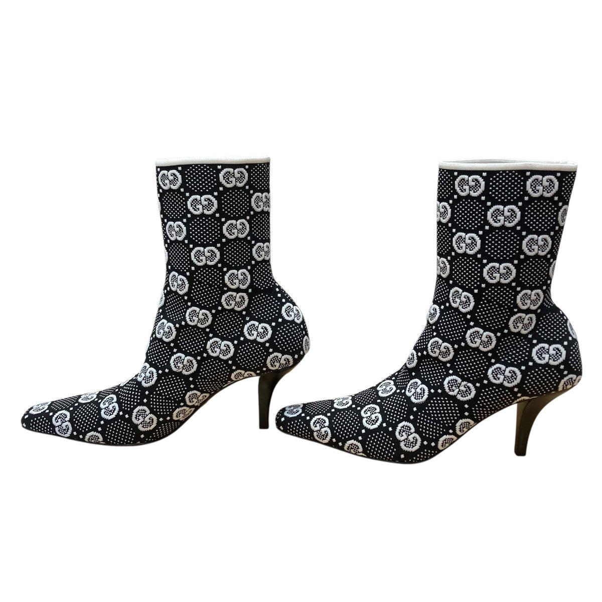 GUCCI ニットアンクルブーツ 古着・中古-3枚目のアイテム画像