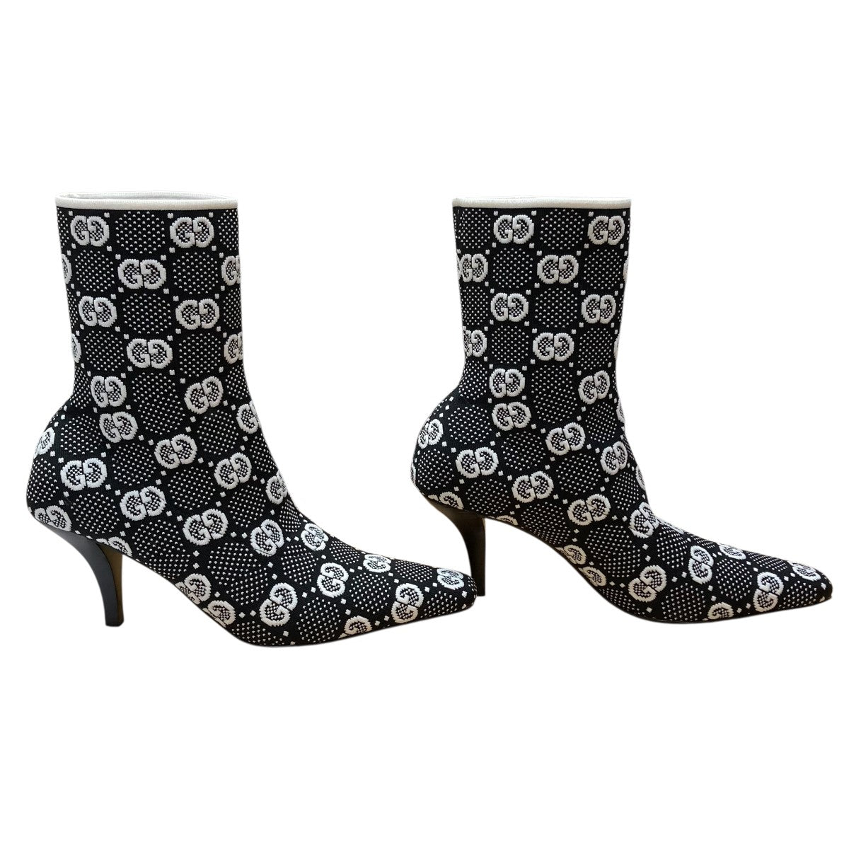 GUCCI ニットアンクルブーツ 古着・中古-4枚目のアイテム画像