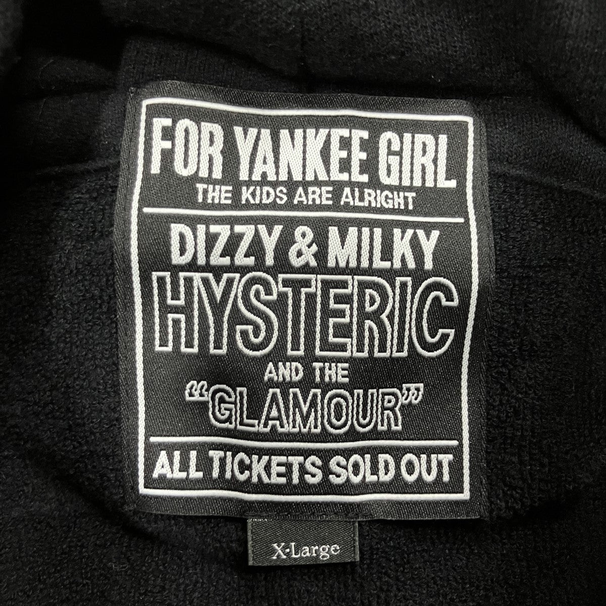 Hysteric Glamour(ヒステリックグラマー) ワッペンジップアップ