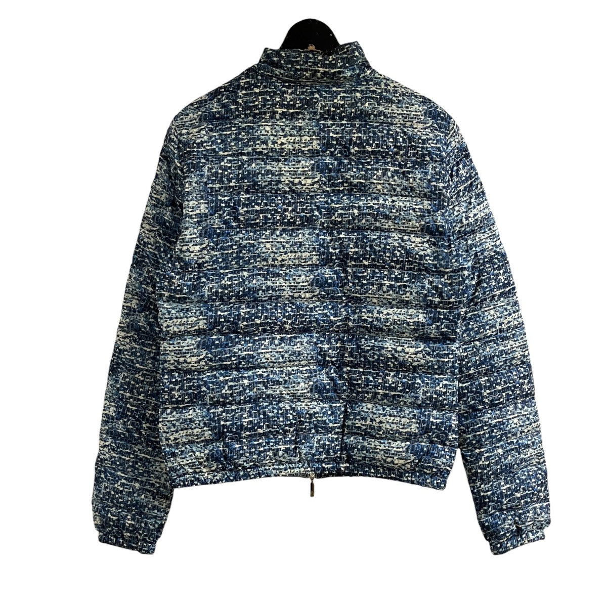 MONCLER ツイード転写ダウンジャケット 古着・中古-3枚目のアイテム画像