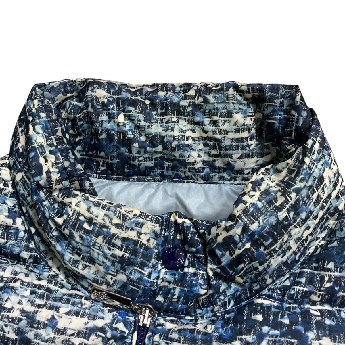 MONCLER ツイード転写ダウンジャケット 古着・中古-5枚目のアイテム画像