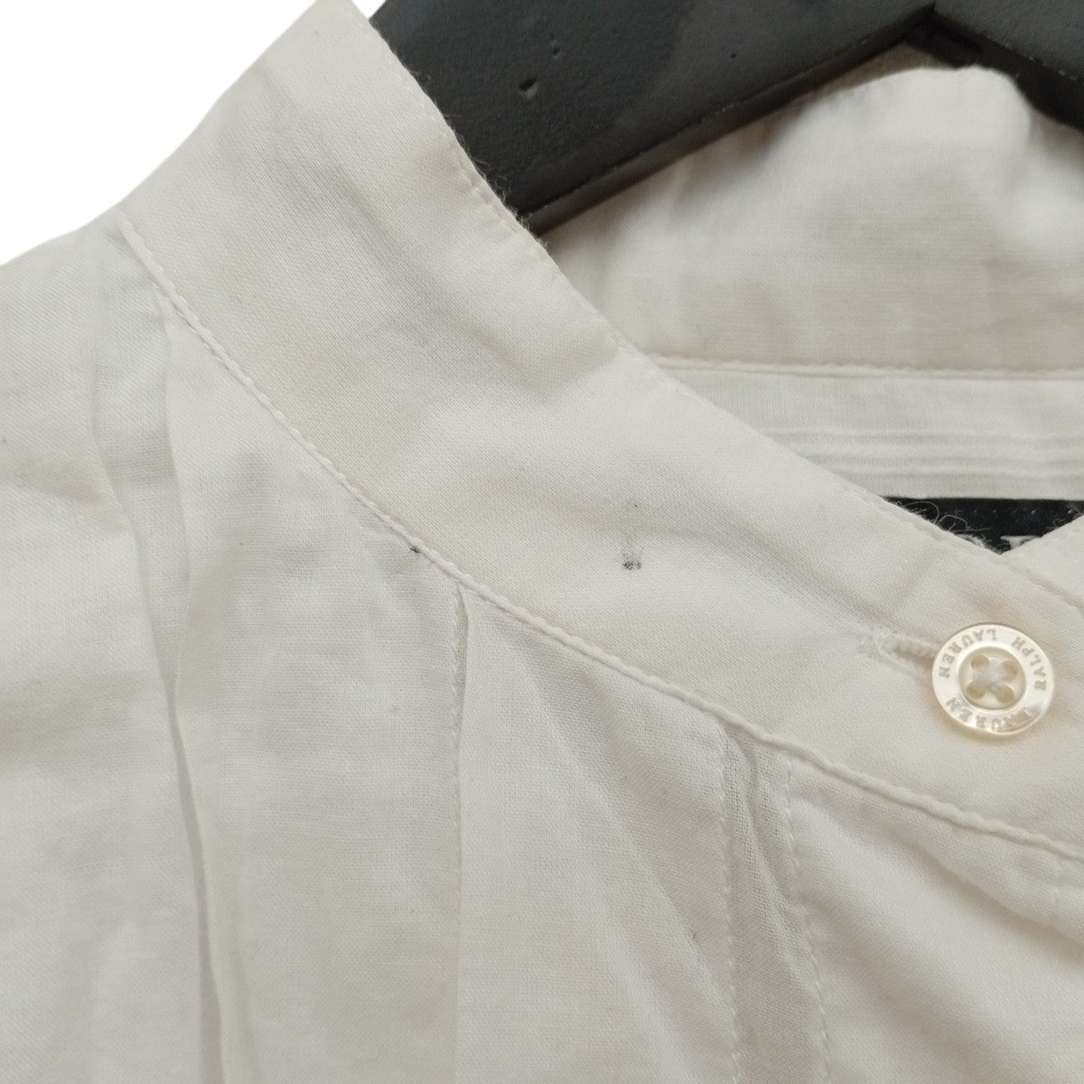 LAUREN RALPH LAUREN バンドカラーシャツ 古着・中古-6枚目のアイテム画像
