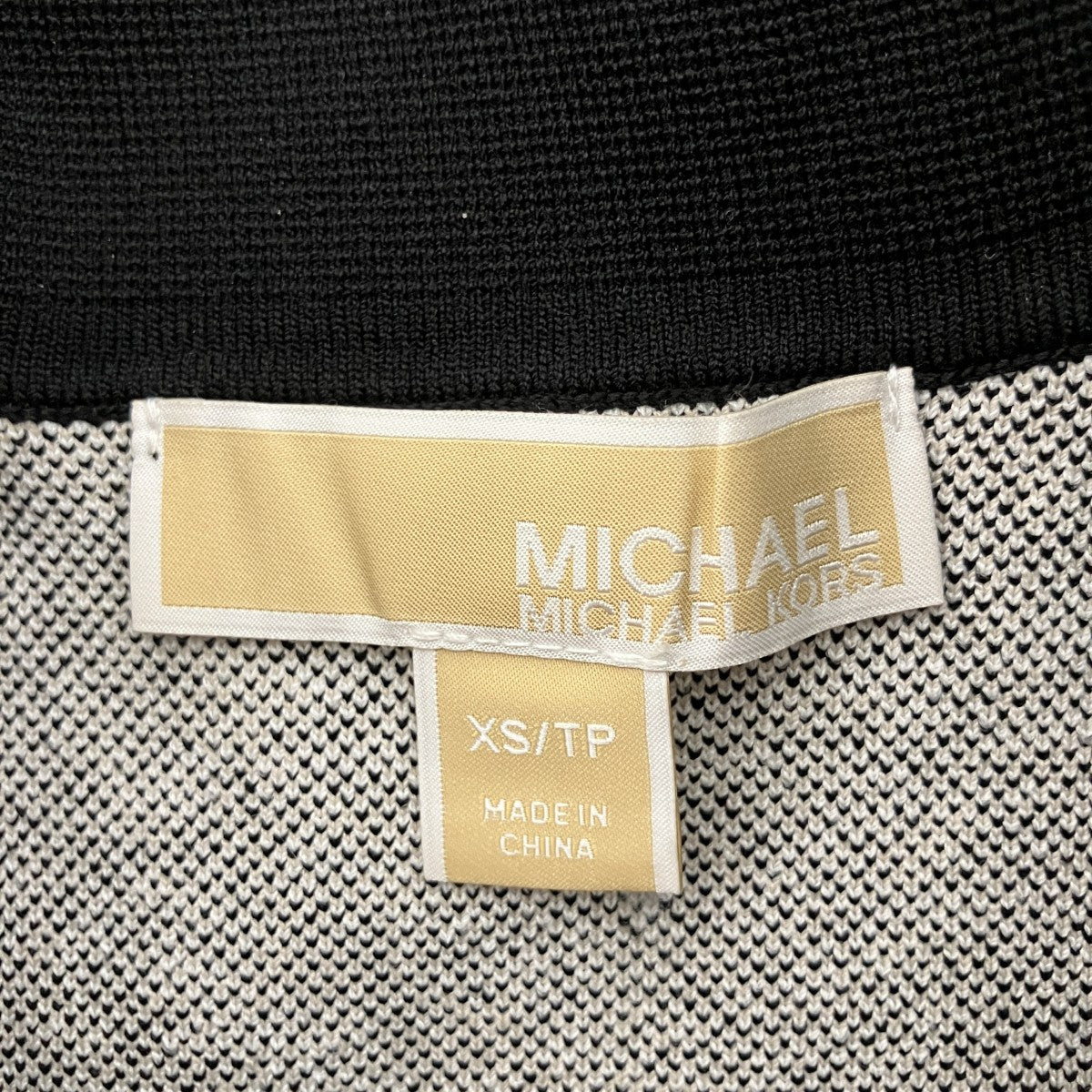 MICHAEL KORS スネークプリント ポロフレアドレスJF58378K5V 古着・中古-4枚目のアイテム画像