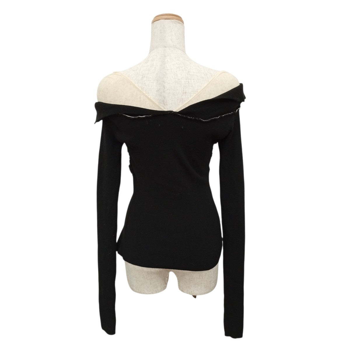 チュールニットトップスAM1014 Lazy tulle knit tops