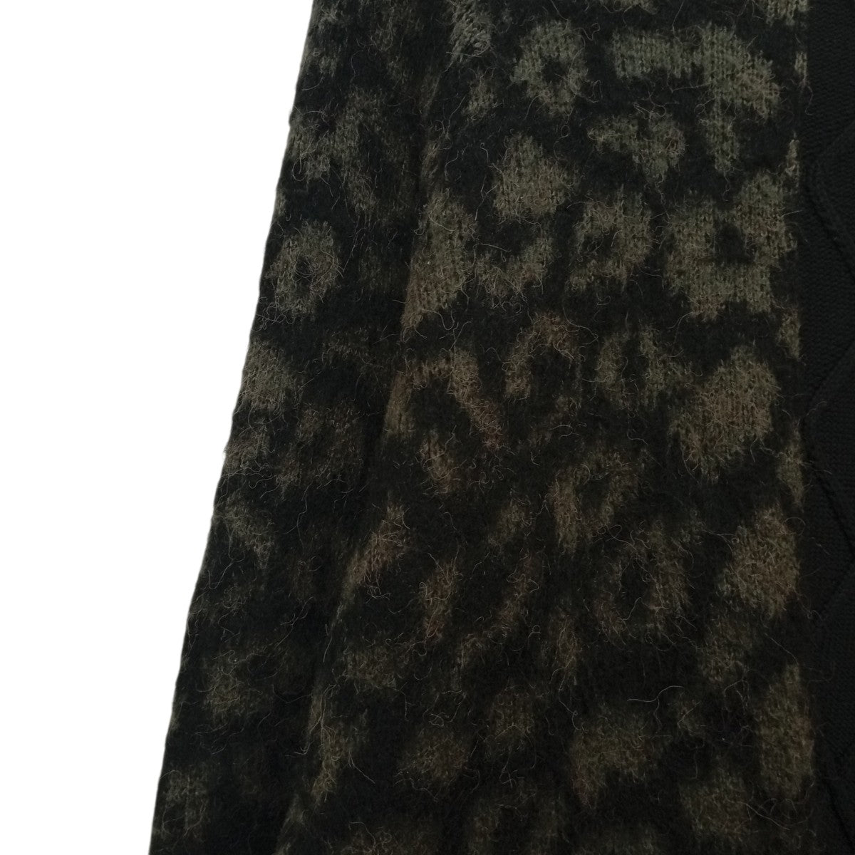 ドッキングニットセーター｢Cheetah Blocked Sweater｣