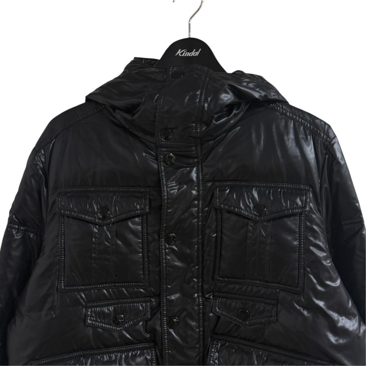 GUCCI ロゴワッペンダウンジャケット 古着・中古-2枚目のアイテム画像