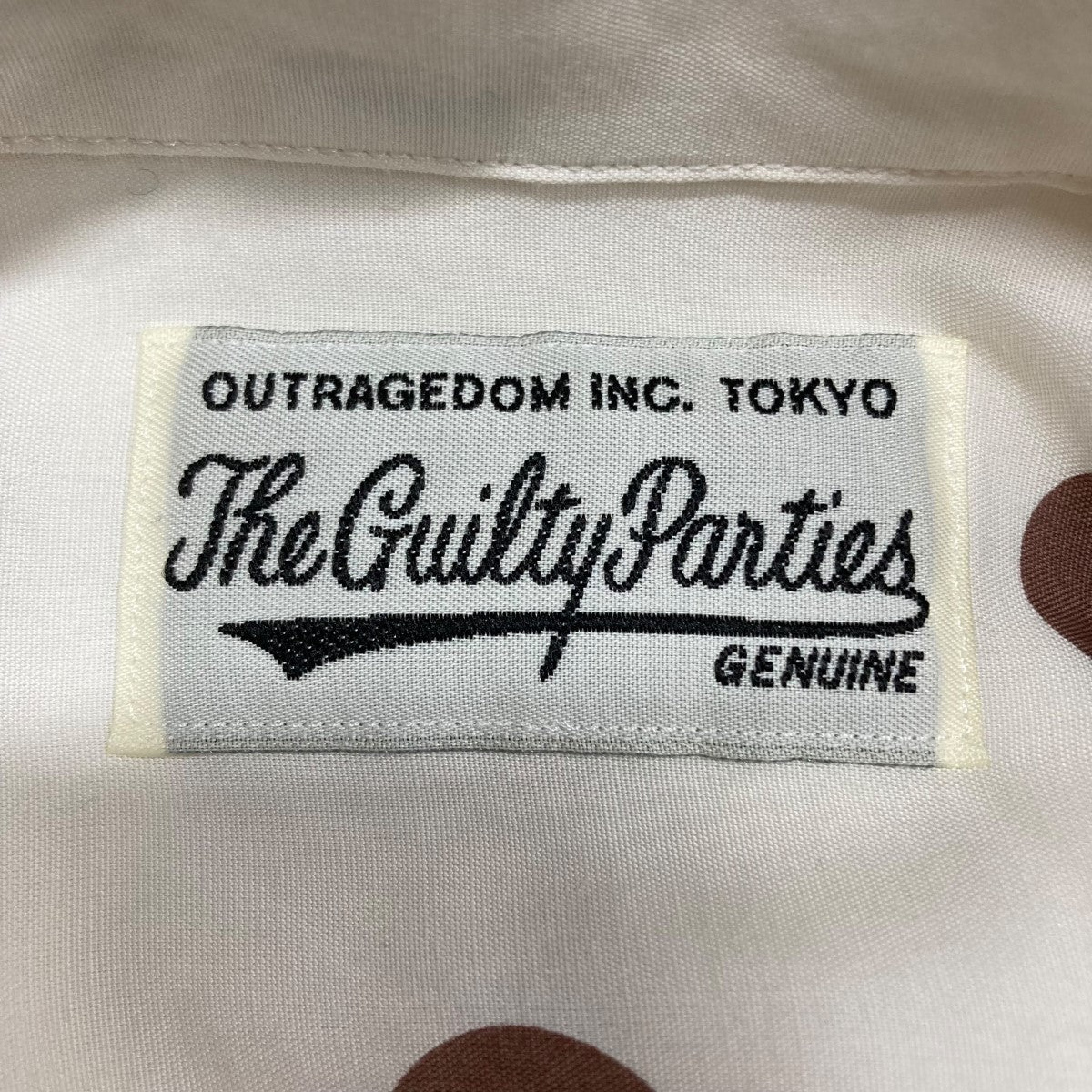 WACKO MARIA 半袖ドットシャツ 古着・中古-6枚目のアイテム画像