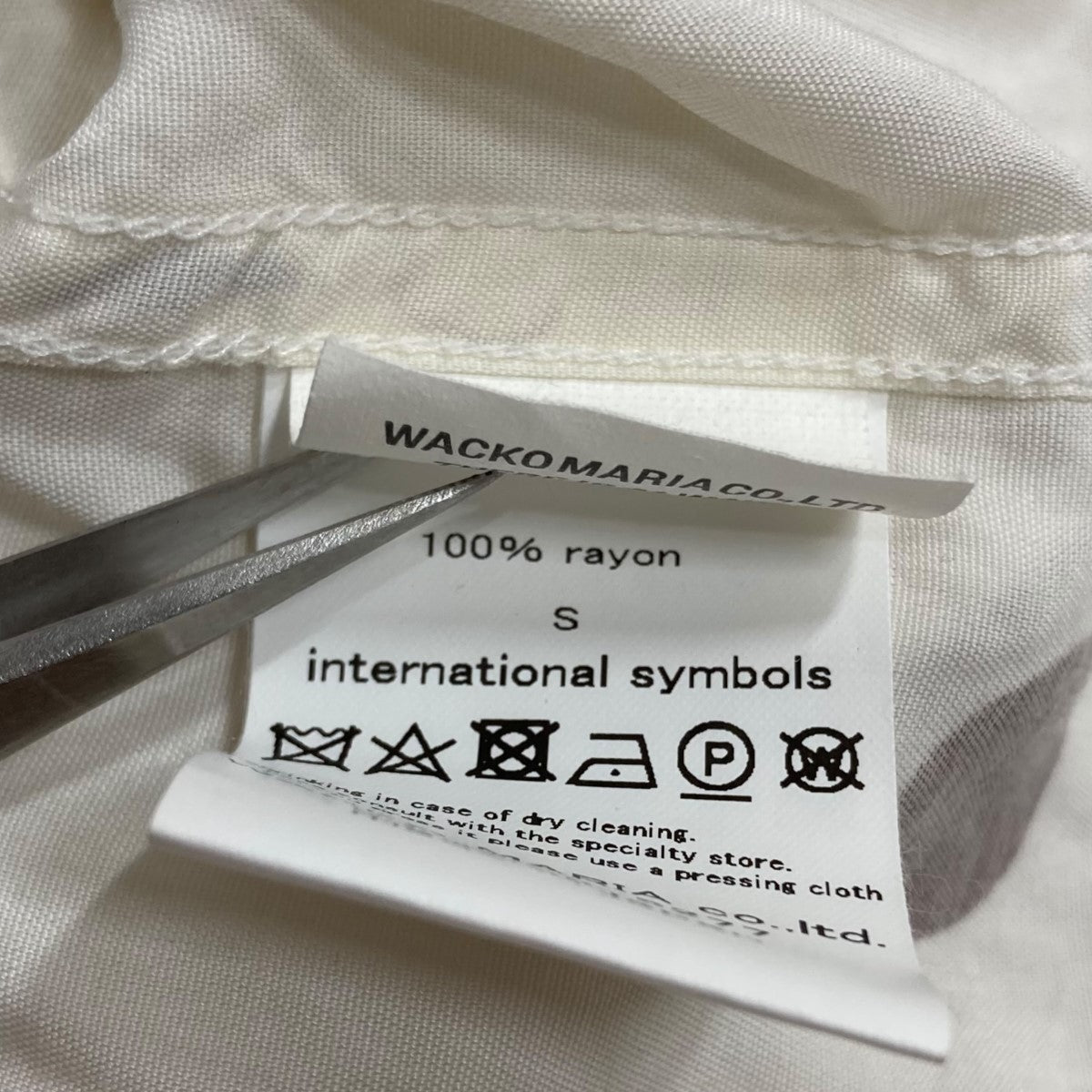 WACKO MARIA 半袖ドットシャツ 古着・中古-7枚目のアイテム画像