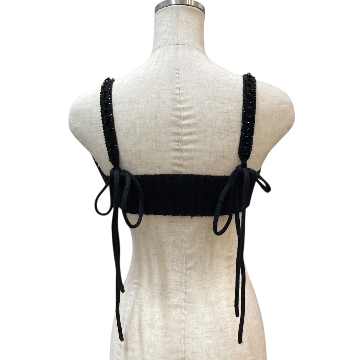FETICO 23AW｢SPANGLE ANGOLA WOOL KNIT BRA｣スパンコールニットブラFTC234-0701 古着・中古-3枚目のアイテム画像