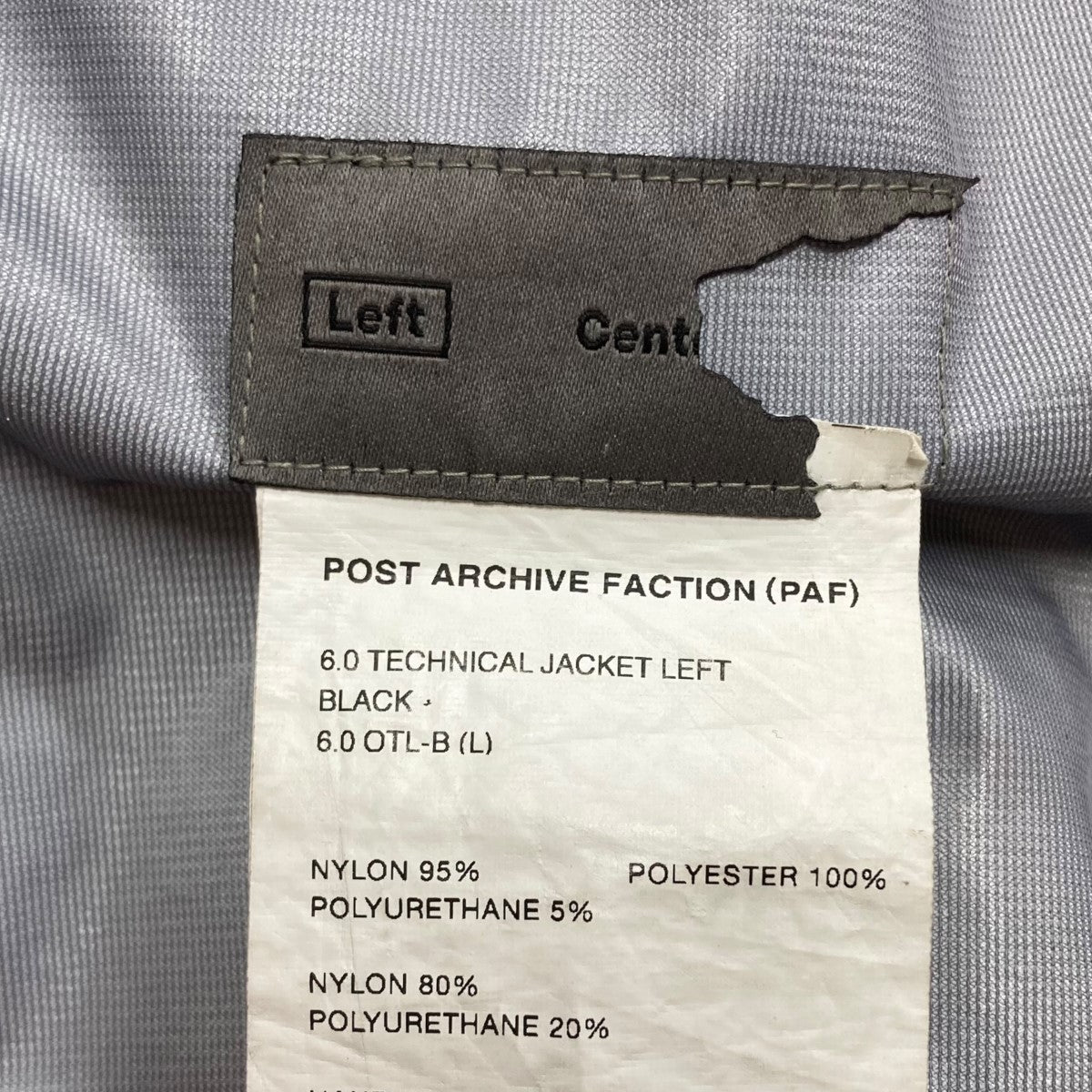 POST ARCHIVE FACTION (PAF) 6．0テクニカルジャケット 古着・中古-6枚目のアイテム画像