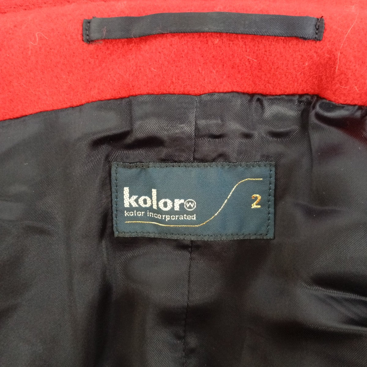 KOLOR ウールポンチョコート22WCL-C04101 古着・中古-6枚目のアイテム画像