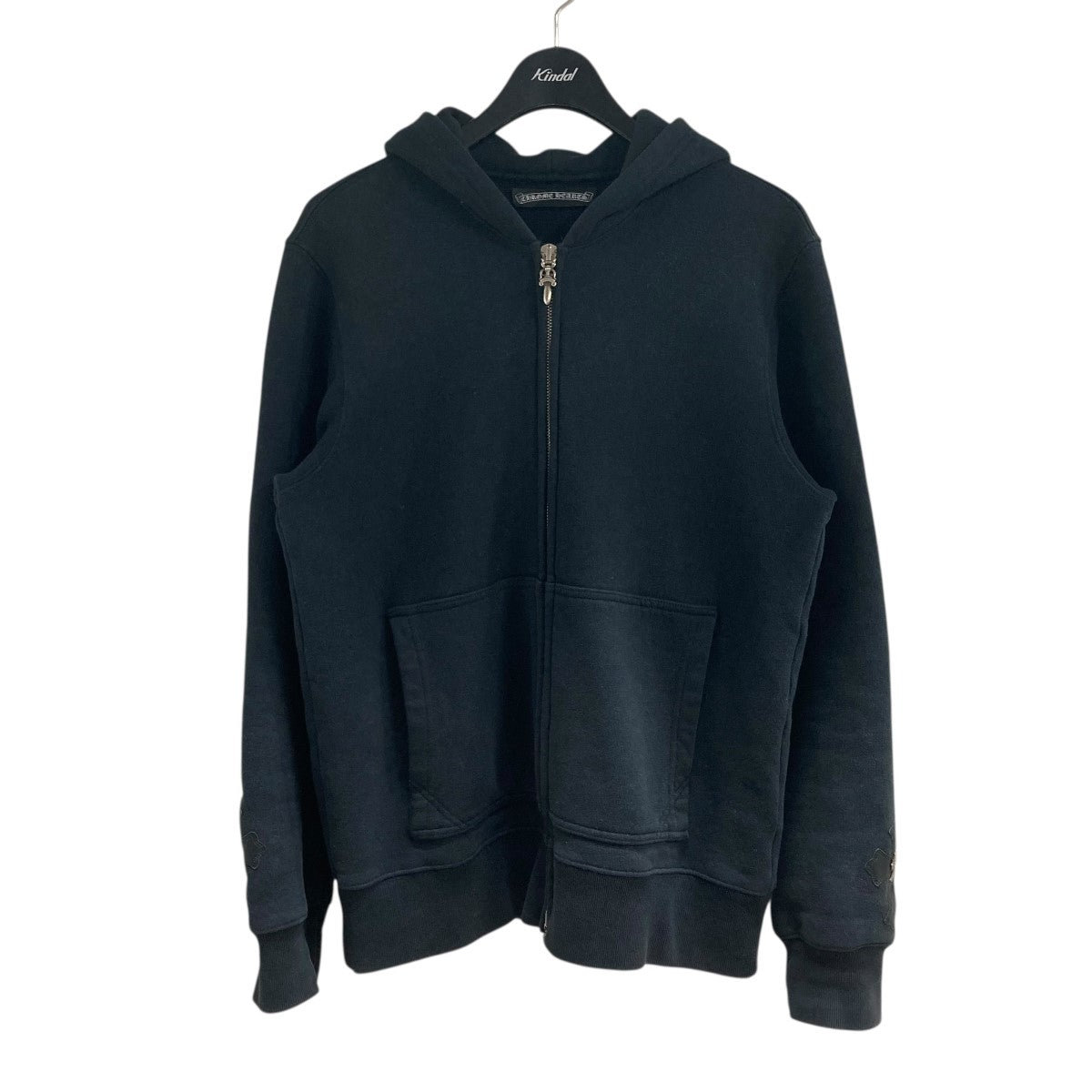 CHROME HEARTS 袖クロスパッチジップアップパーカー 古着・中古-1枚目のアイテム画像