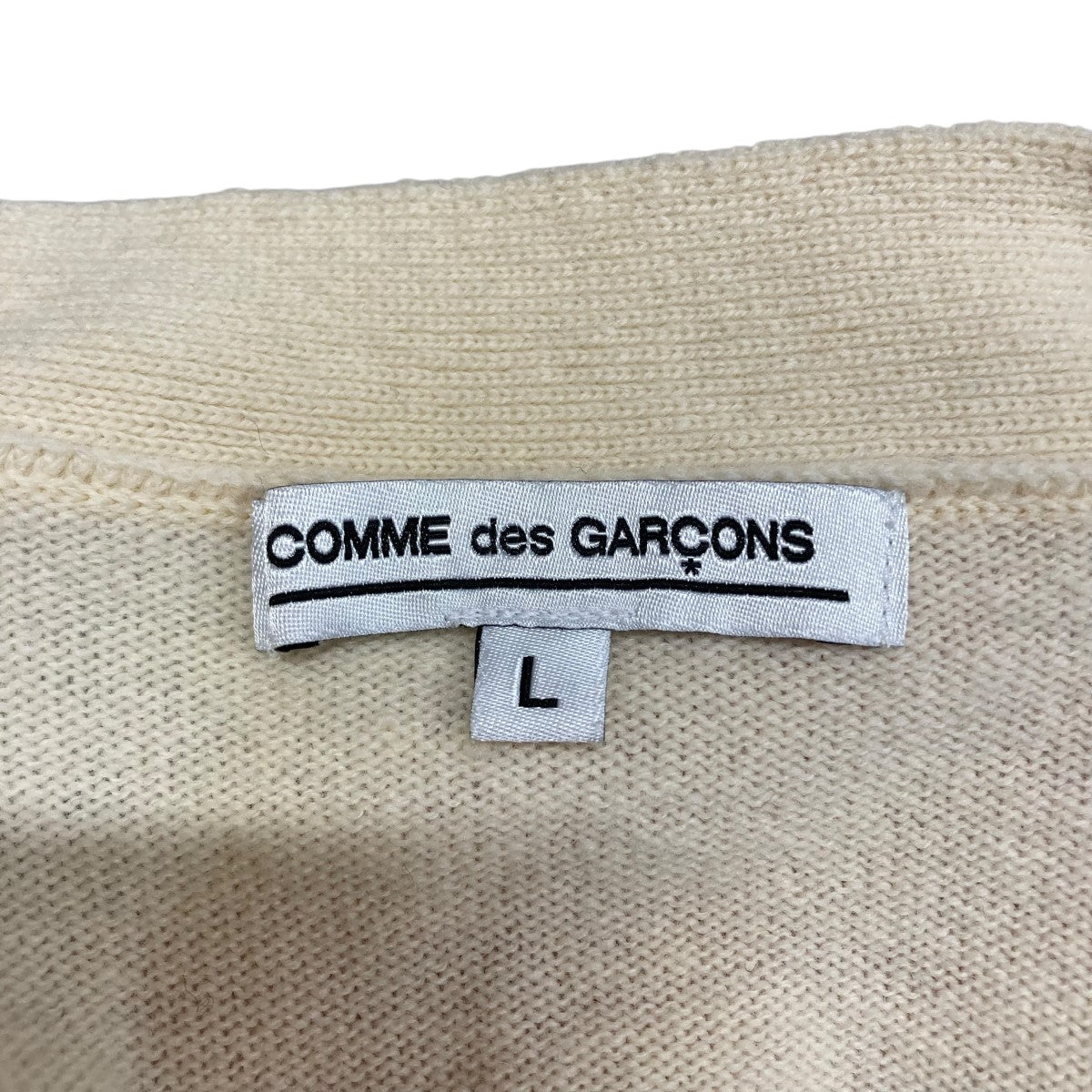 COMME des GARCONS ニットカーディガン 古着・中古-6枚目のアイテム画像