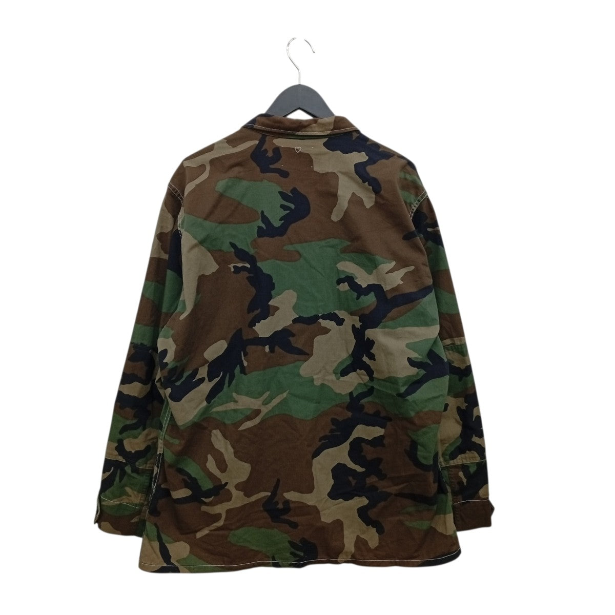 BASICKS 23SSUS．ARMYカモ柄ミリタリージャケット5672-14-980-059 古着・中古-2枚目のアイテム画像