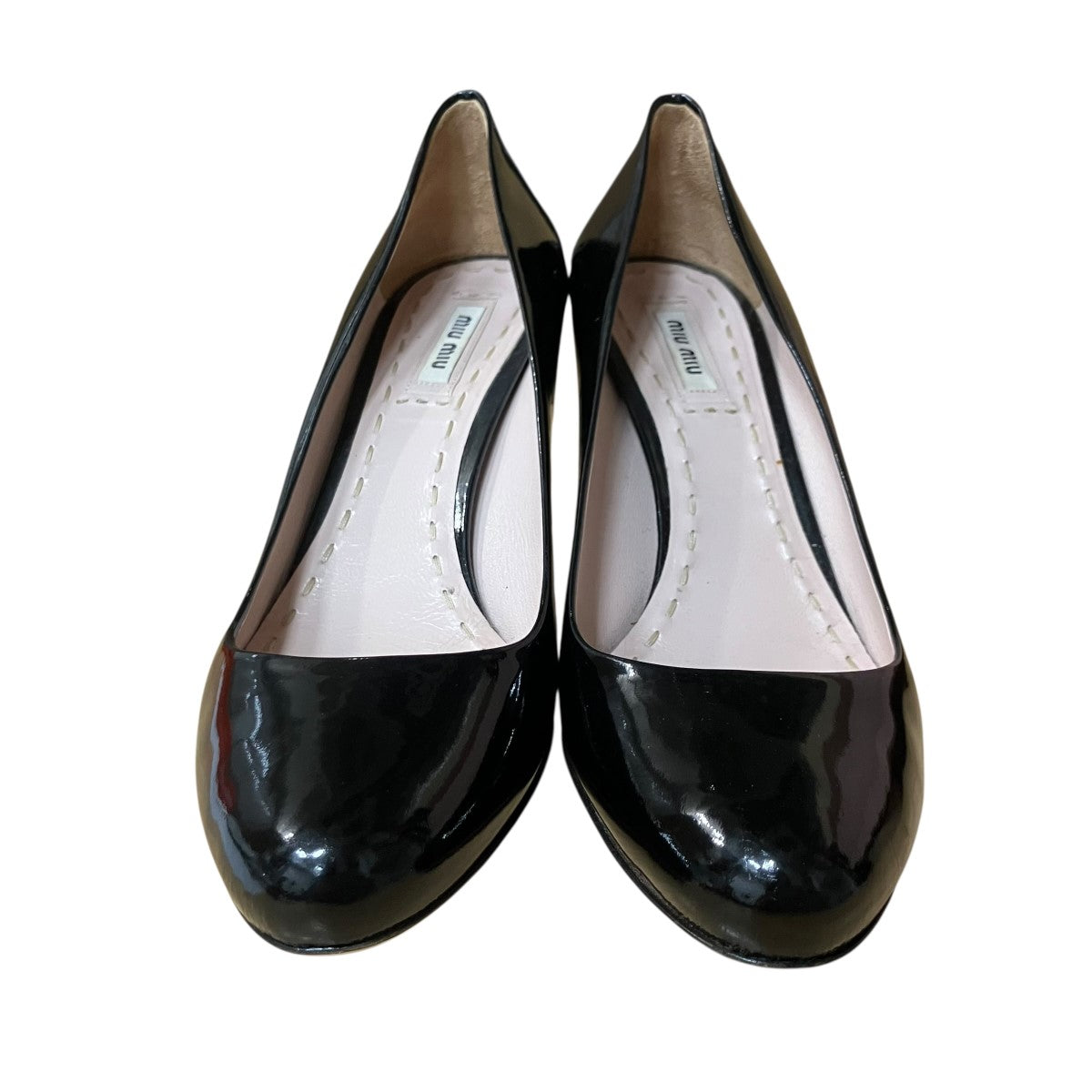 MIU MIU エナメルパンプス 古着・中古-2枚目のアイテム画像