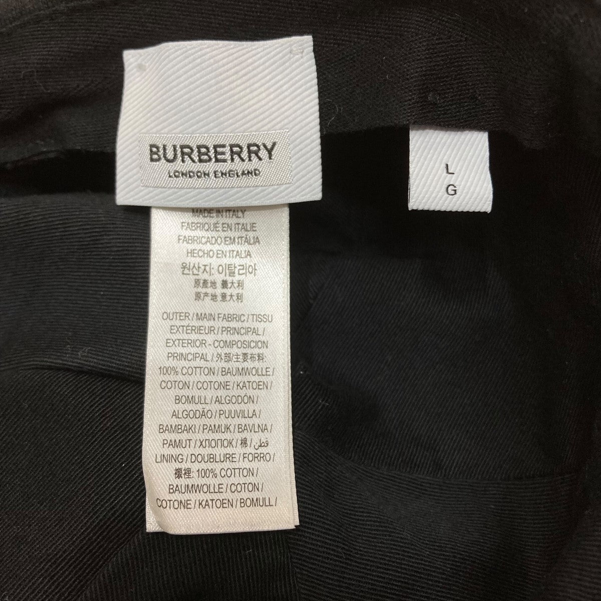 BURBERRY ロゴキャップ 古着・中古-7枚目のアイテム画像