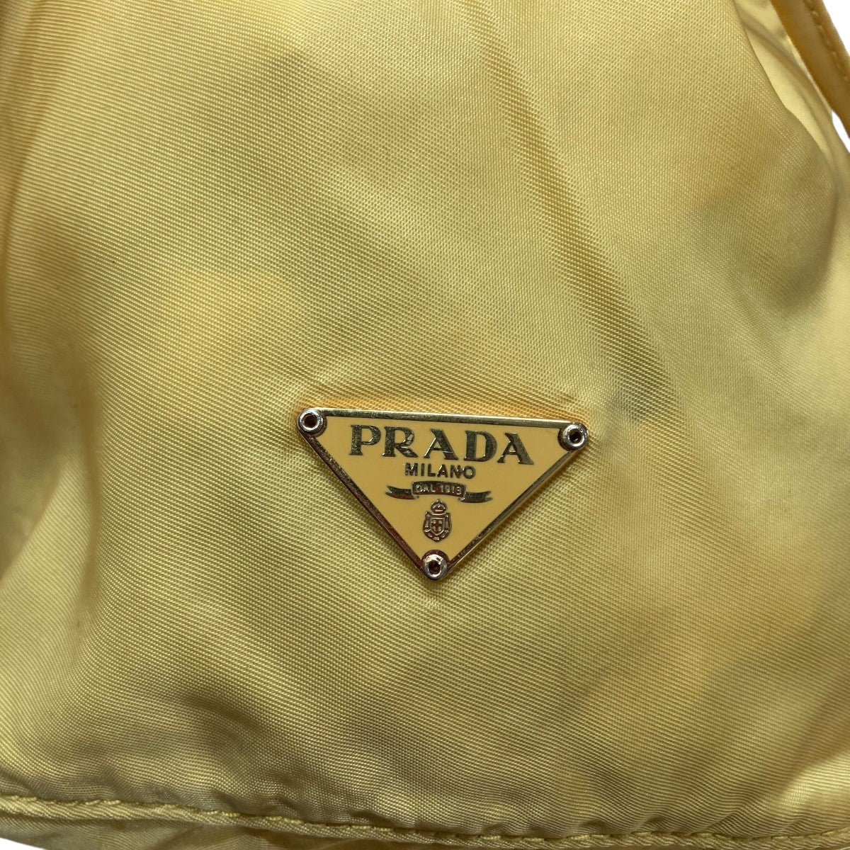 PRADA ナイロン巾着バッグ 古着・中古-6枚目のアイテム画像