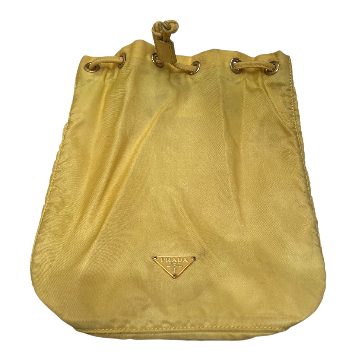 PRADA(プラダ) ナイロン巾着バッグ イエロー サイズ -｜【公式