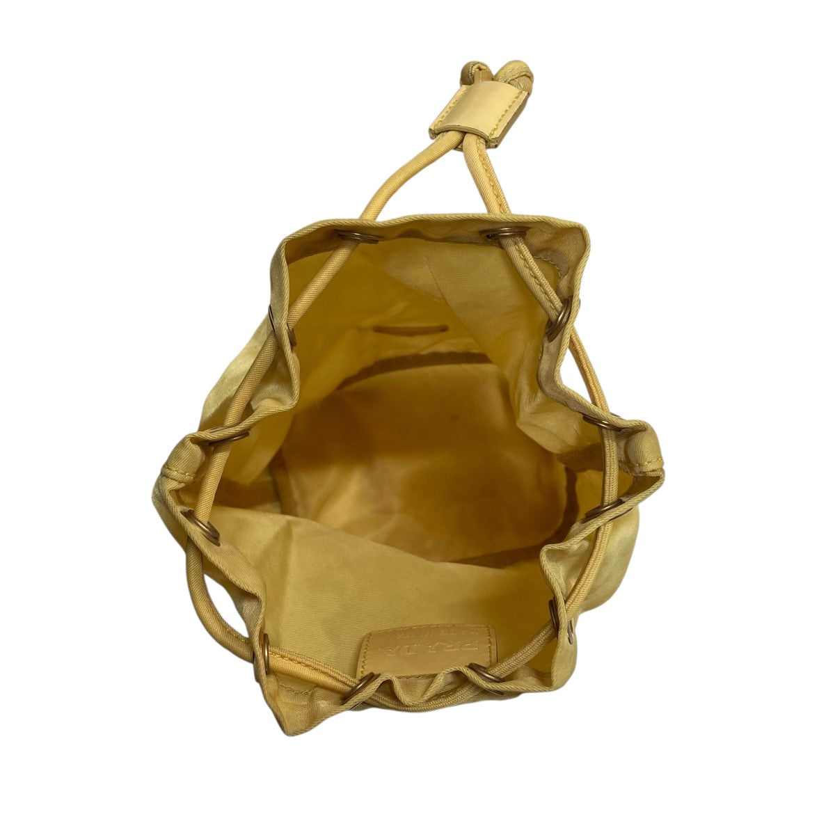 PRADA(プラダ) ナイロン巾着バッグ イエロー サイズ -｜【公式