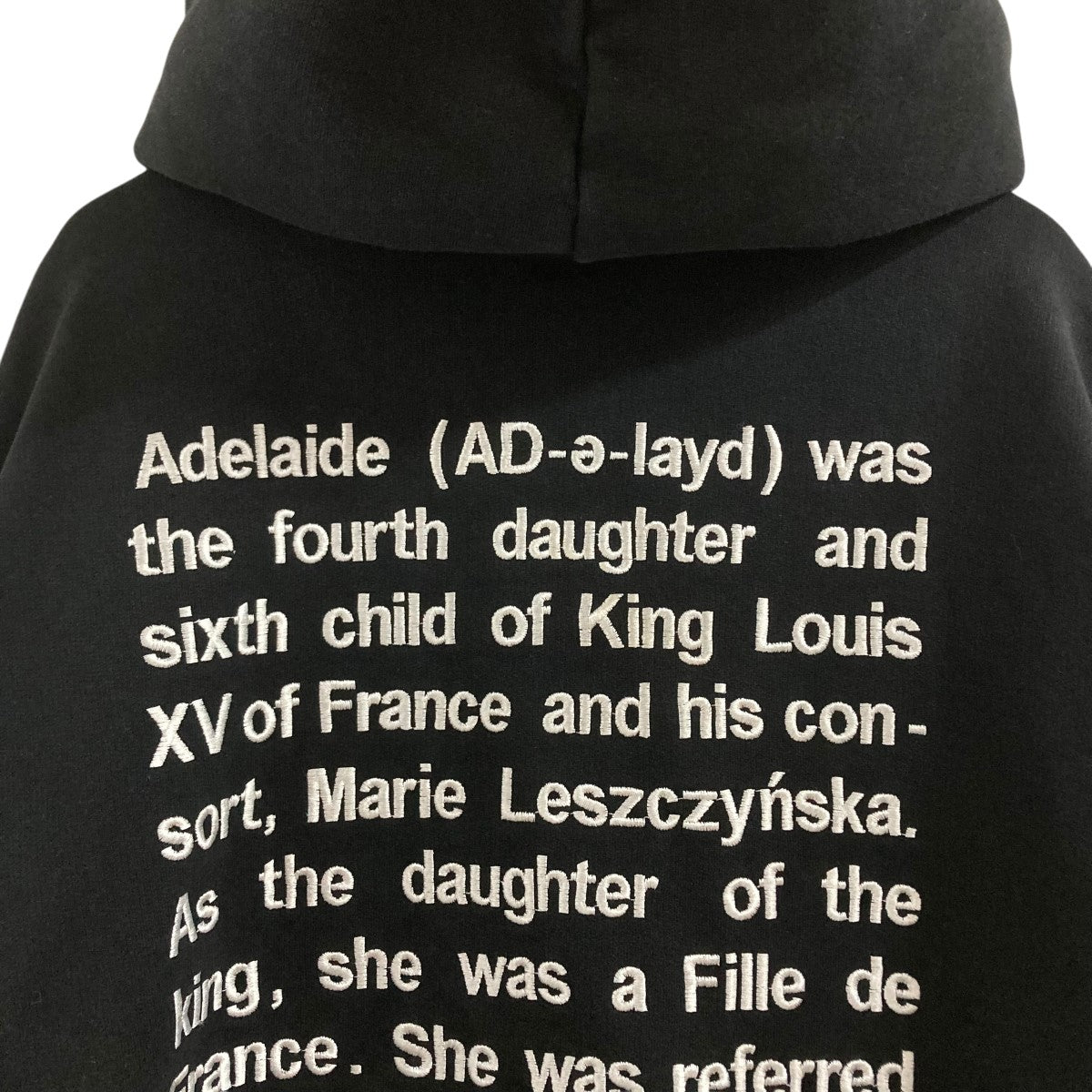 VETEMENTS(ヴェトモン) レタリングエンブロイダリープルオーバー