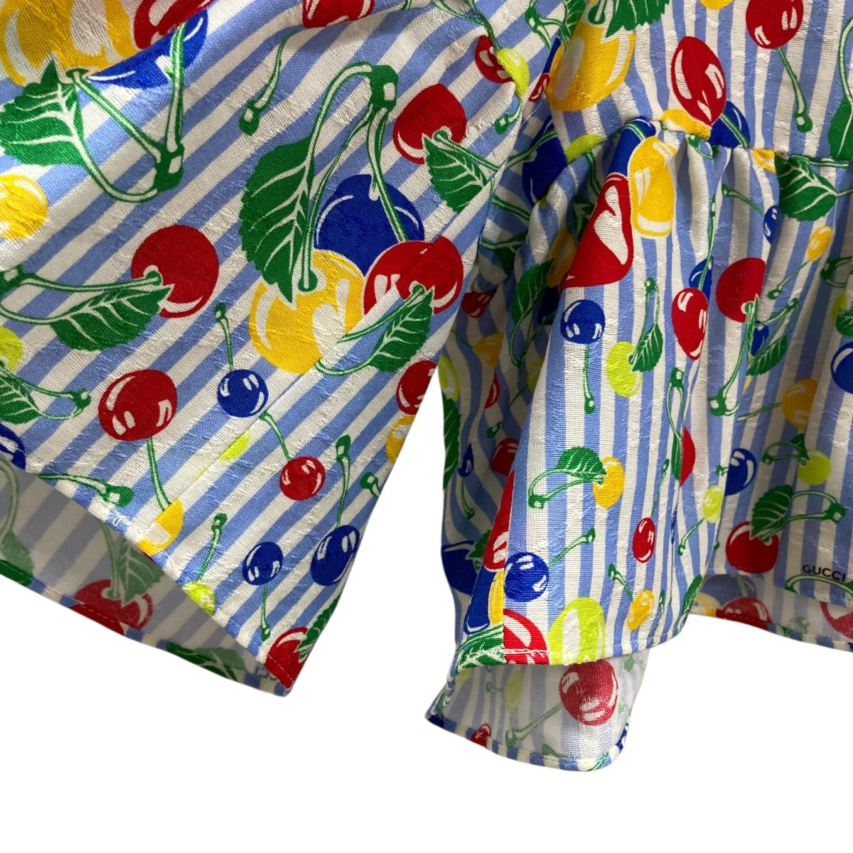 GUCCI チェリーストライプショートパンツ 古着・中古-3枚目のアイテム画像