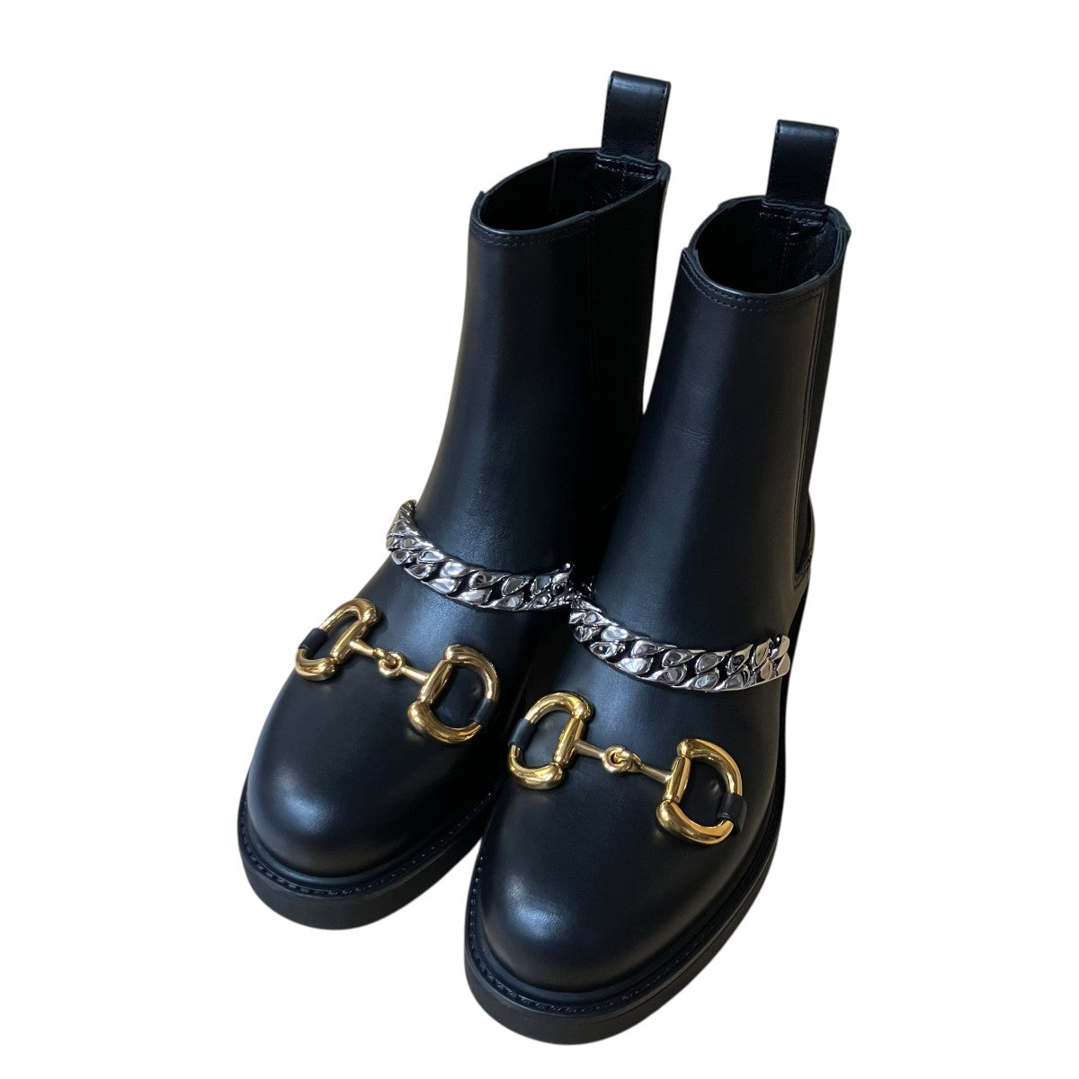 GUCCI ホースビットサイドゴアブーツ 古着・中古-1枚目のアイテム画像