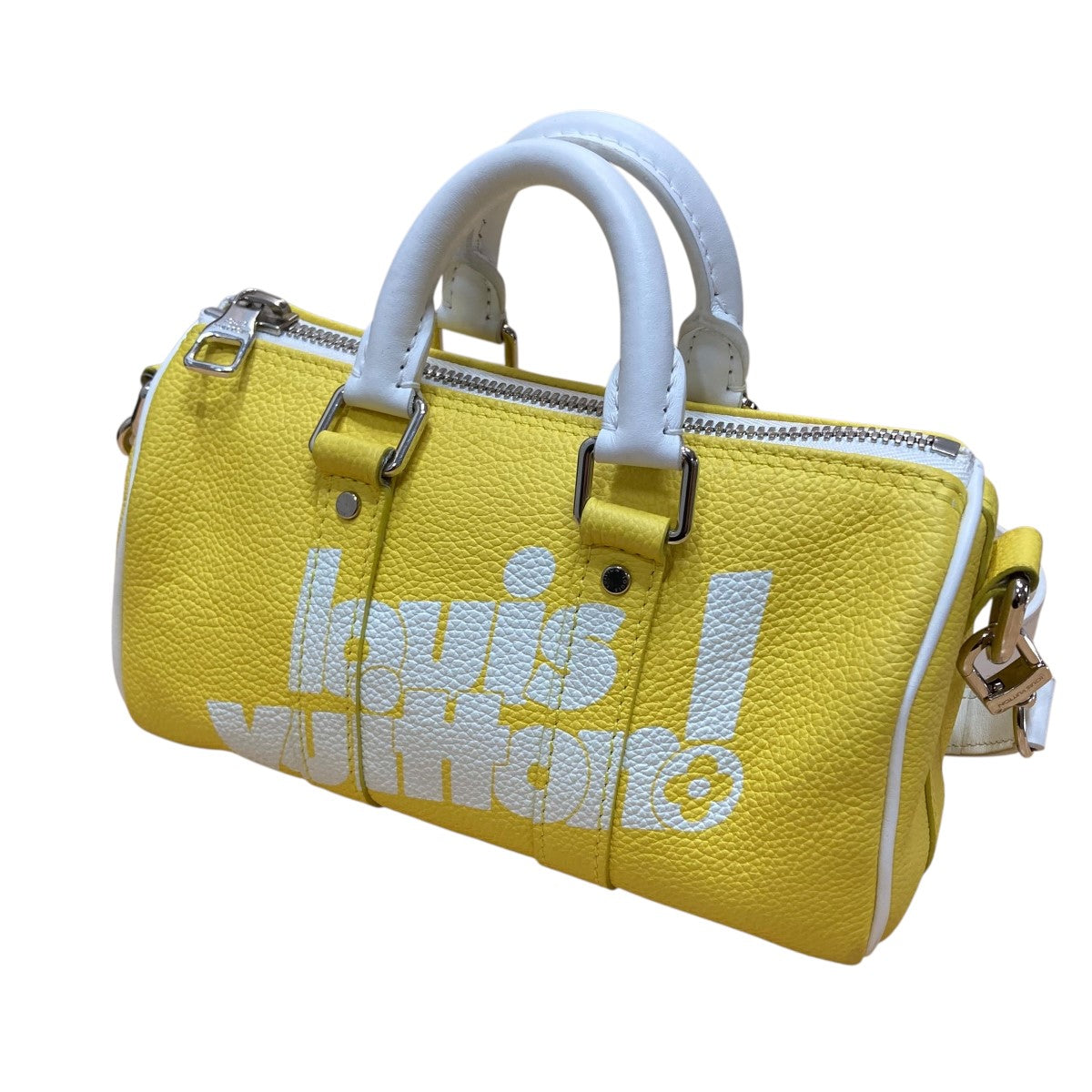 LOUIS VUITTON エブリデイLV キーポルXS レザーショルダーバッグ 古着・中古-1枚目のアイテム画像
