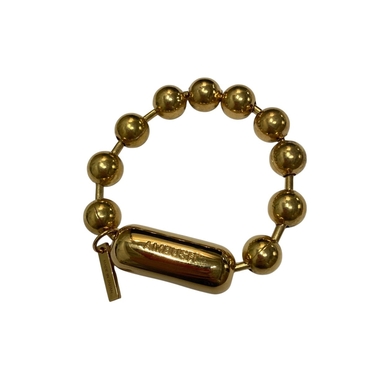 AMBUSH(アンブッシュ) ポールチェーンブレスレット ゴールド サイズ