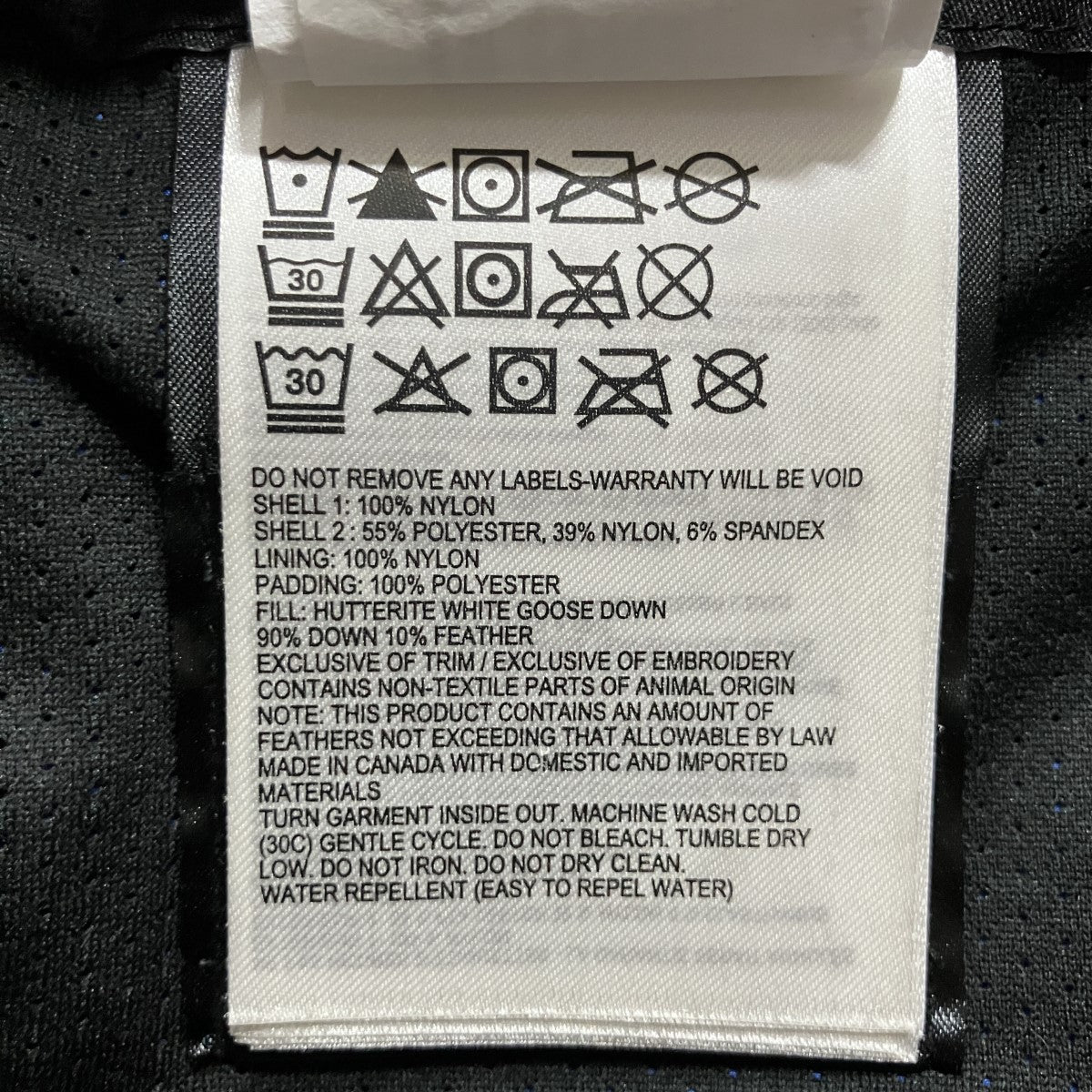 CANADA GOOSE ダウンジャケットベスト 古着・中古-6枚目のアイテム画像