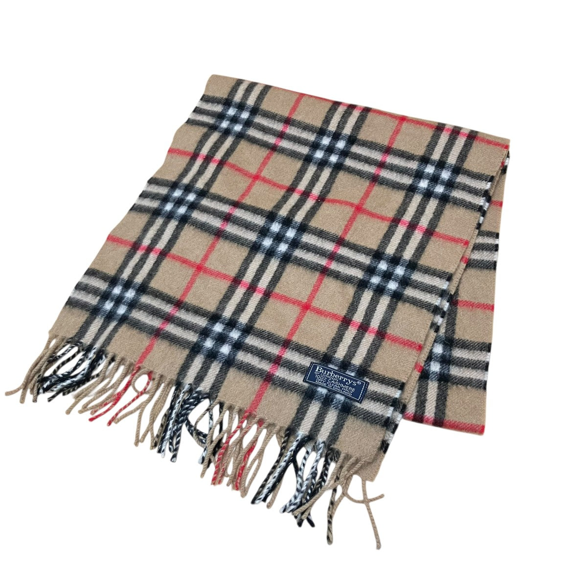 Burberry’s チェックマフラー 古着・中古-1枚目のアイテム画像