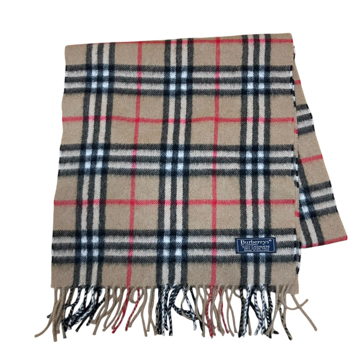 Burberry’s チェックマフラー 古着・中古-2枚目のアイテム画像