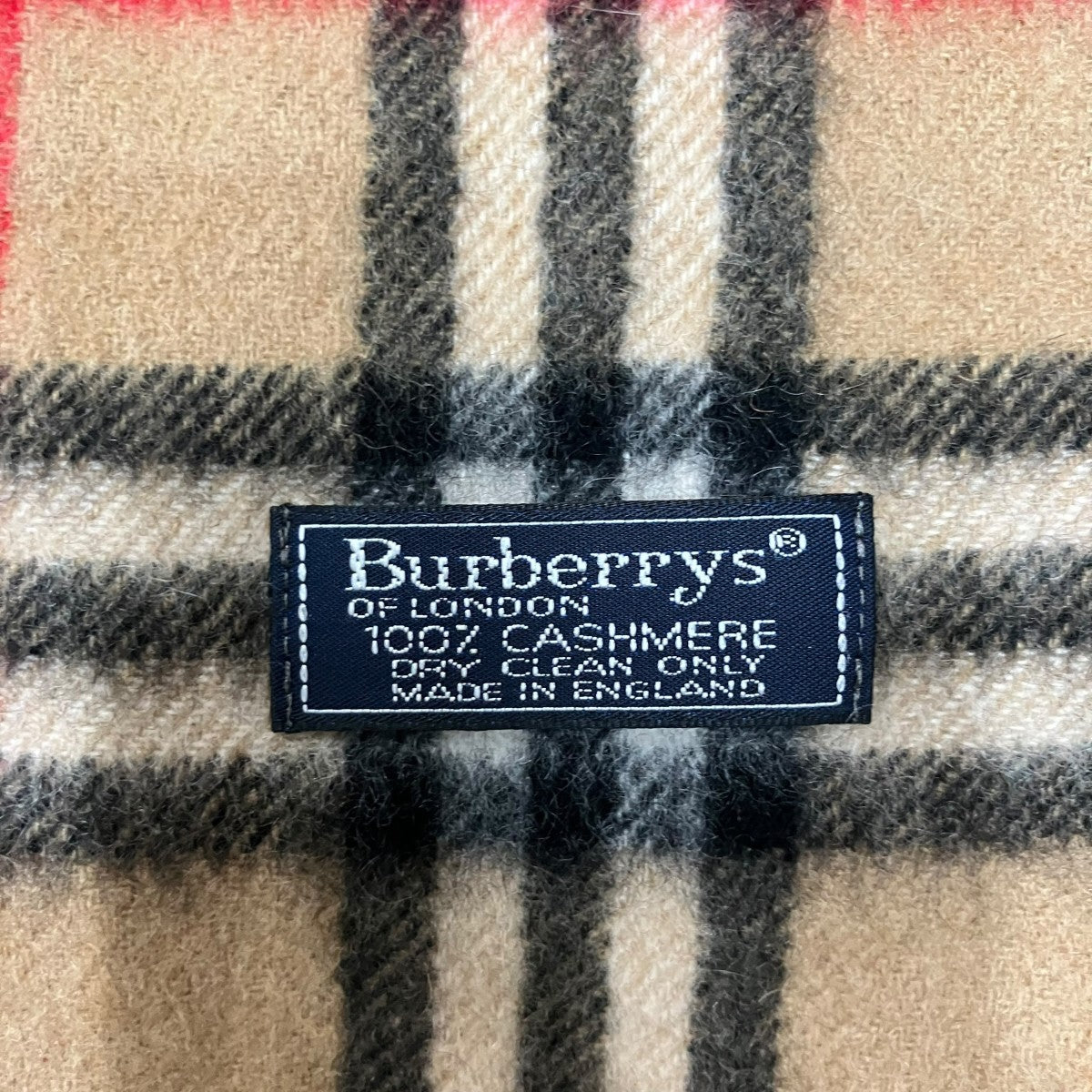 Burberry’s チェックマフラー 古着・中古-3枚目のアイテム画像