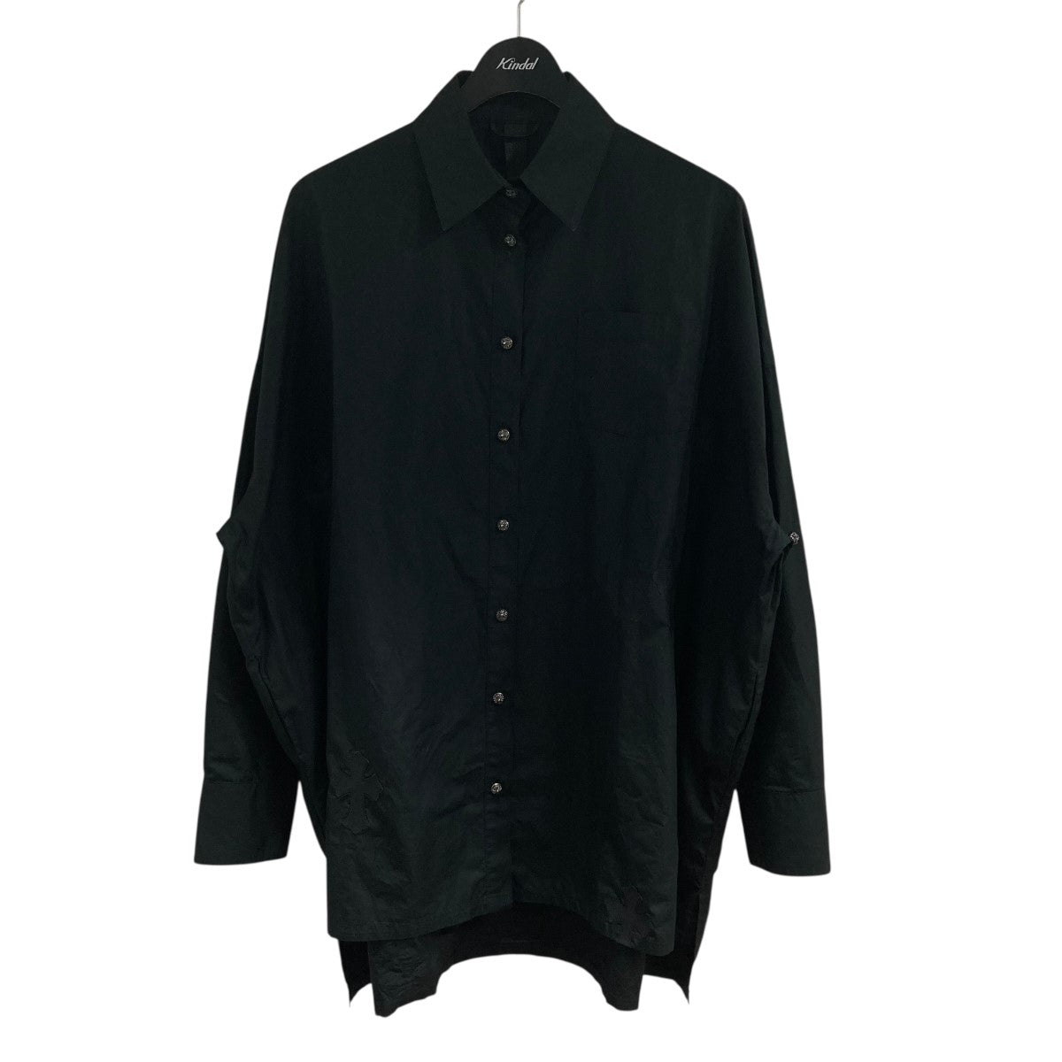 CHROME HEARTS クロスパッチ付マハルキタシャツ 古着・中古-1枚目のアイテム画像