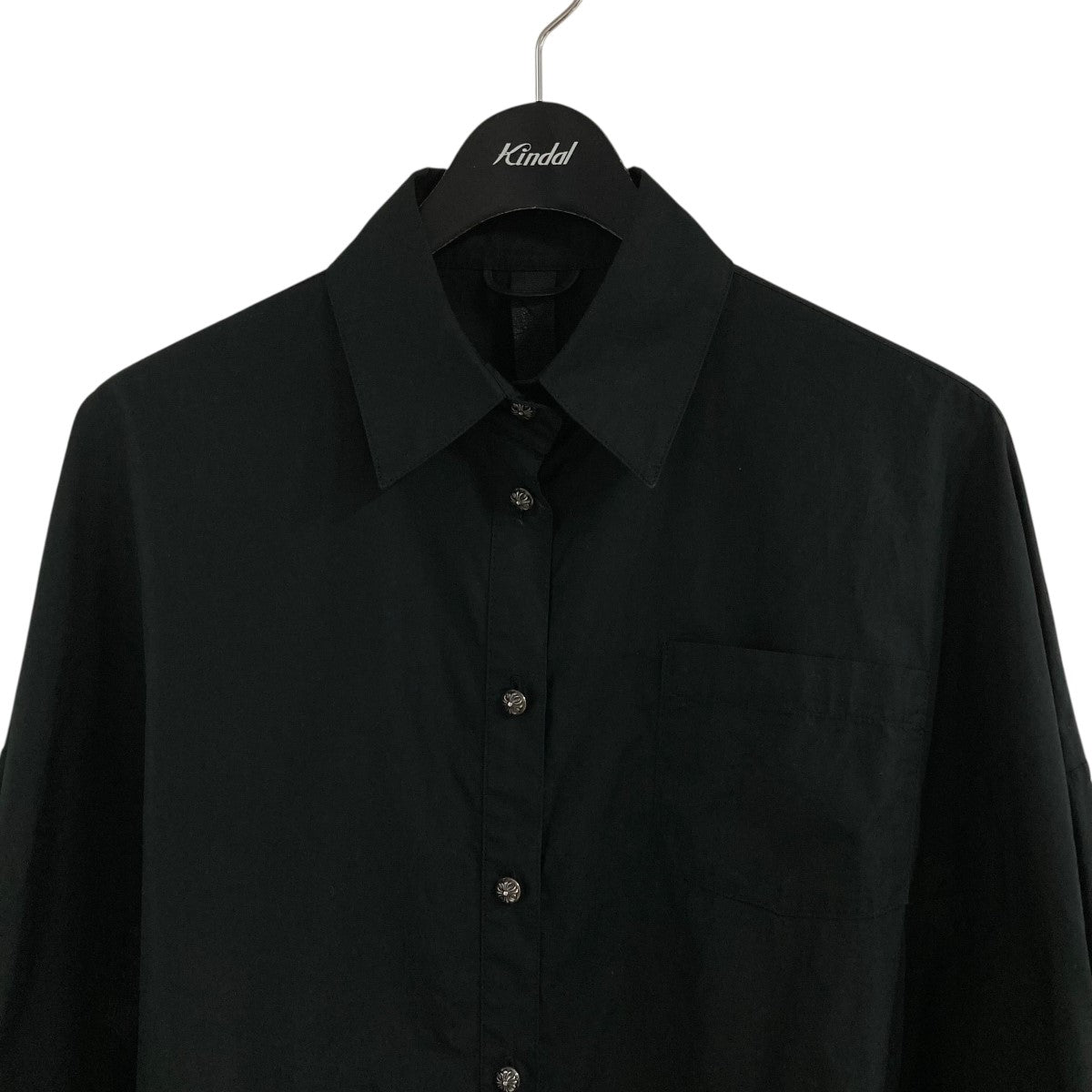 CHROME HEARTS クロスパッチ付マハルキタシャツ 古着・中古-2枚目のアイテム画像