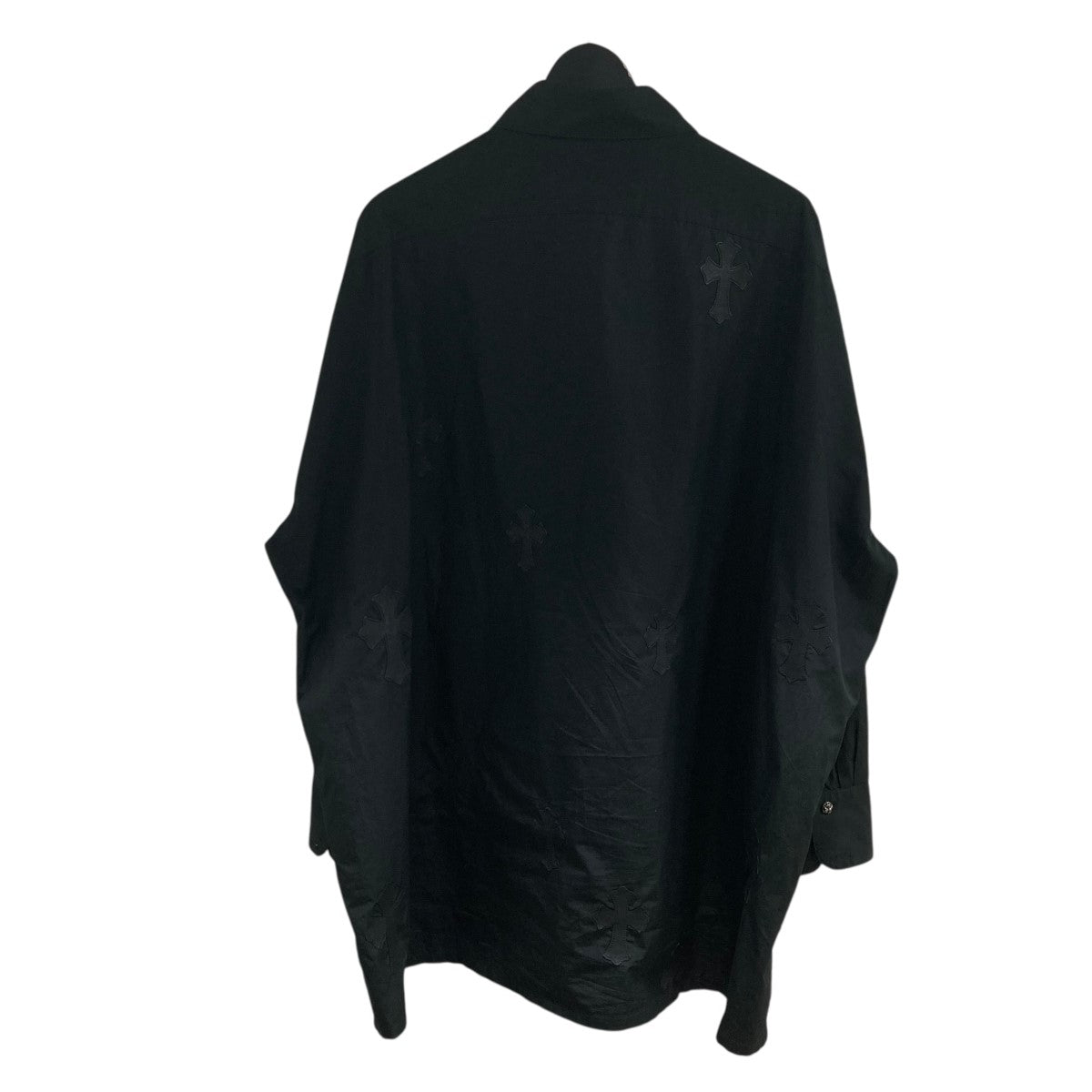 CHROME HEARTS クロスパッチ付マハルキタシャツ 古着・中古-3枚目のアイテム画像