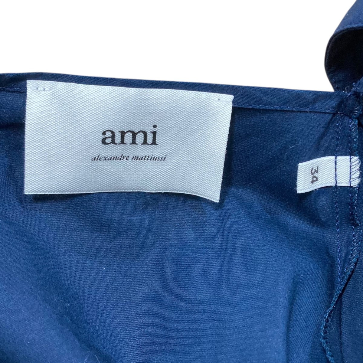 AMI Alexandre Mattiussi ラップシャツFSH405.CO0014.SH405 WRAP SHIRT 古着・中古-5枚目のアイテム画像