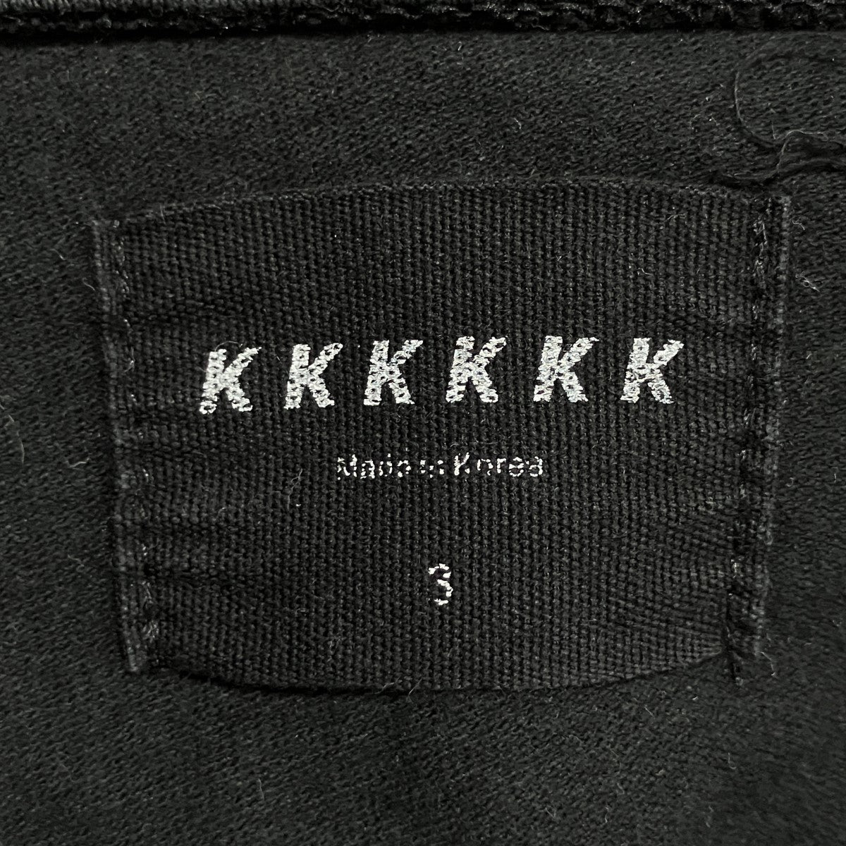 KKKKKK(ケー) Tシャツ ブラック サイズ 3｜【公式】カインドオル