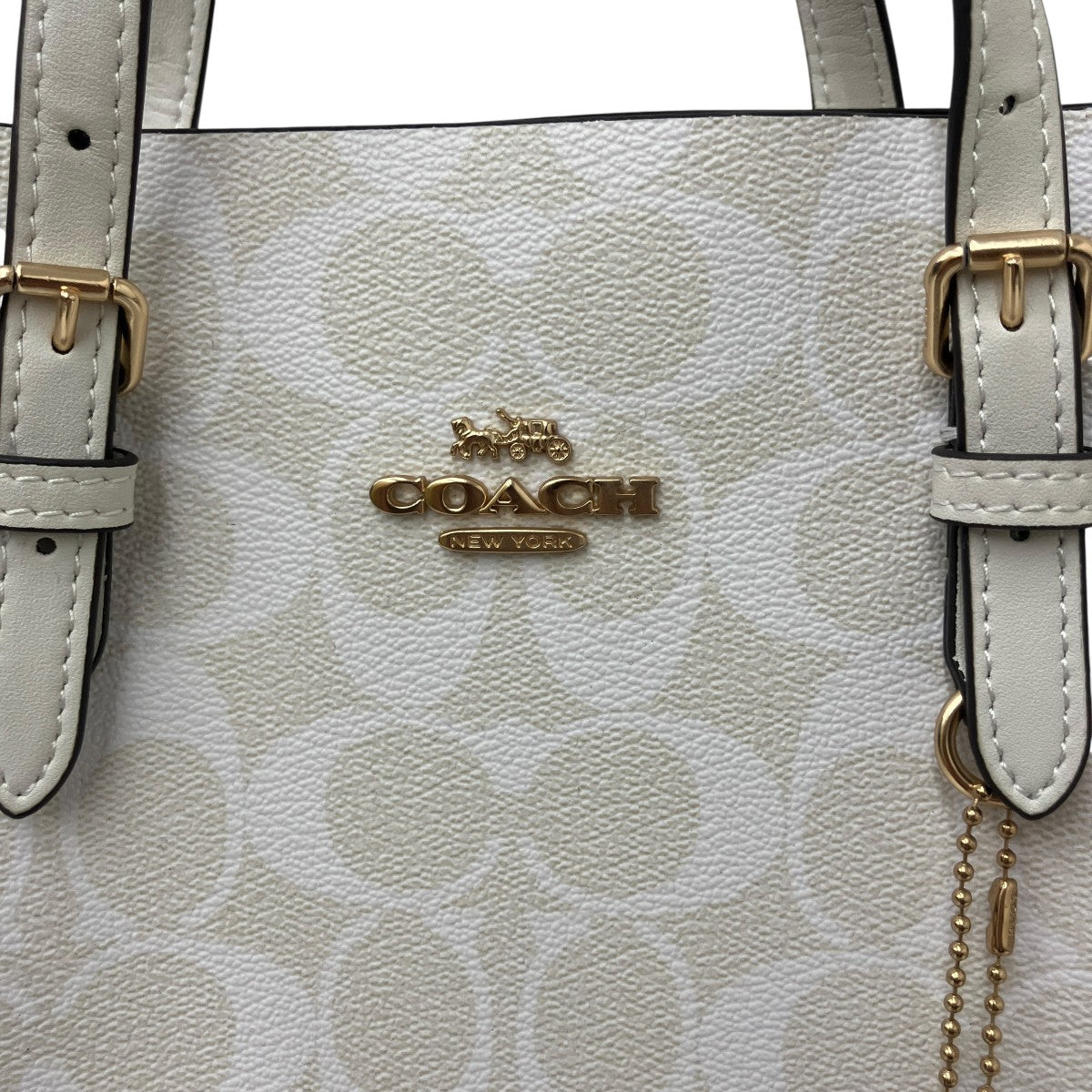 COACH シグネチャーハンドバッグC2141-C4250 古着・中古-3枚目のアイテム画像