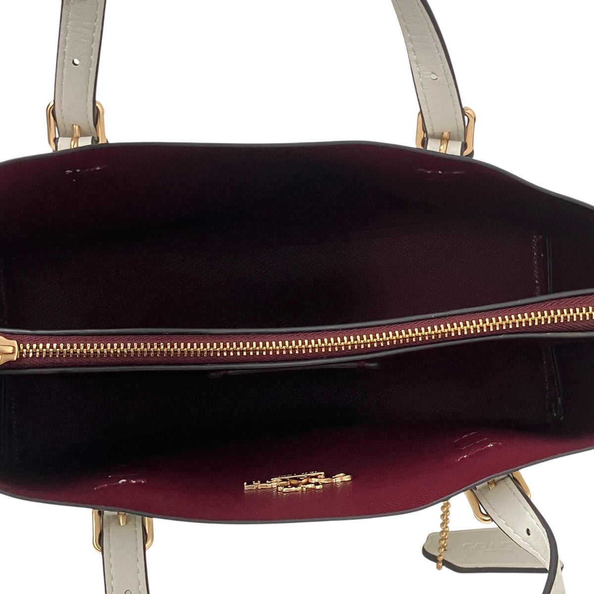 COACH シグネチャーハンドバッグC2141-C4250 古着・中古-7枚目のアイテム画像