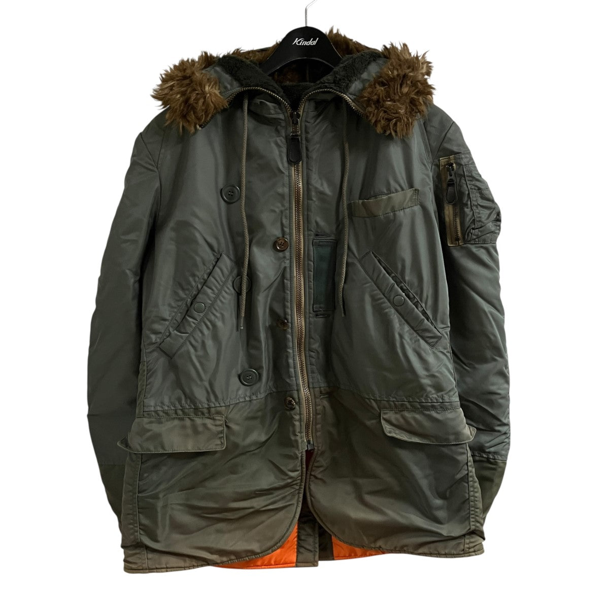 CDG JUNYA WATANABE MAN Ｎ3Ｂミリタリーフーデッドコート 古着・中古-1枚目のアイテム画像