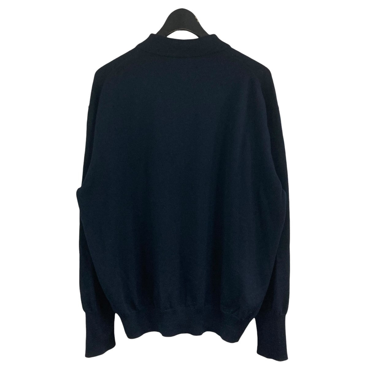 A．PRESSE(アプレッセ) L／Sニットポロシャツ 22AAP-03-03H ネイビー