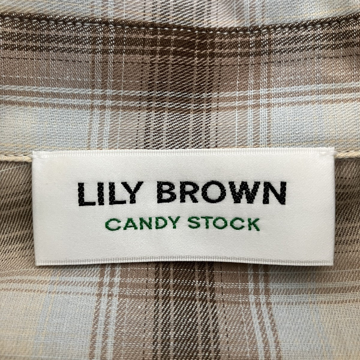 Lily Brown チェックシャツLWFB251810 古着・中古-5枚目のアイテム画像