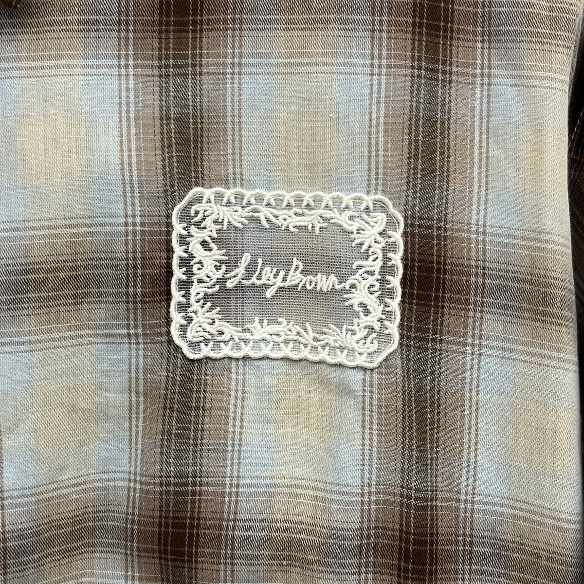 Lily Brown チェックシャツLWFB251810 古着・中古-6枚目のアイテム画像